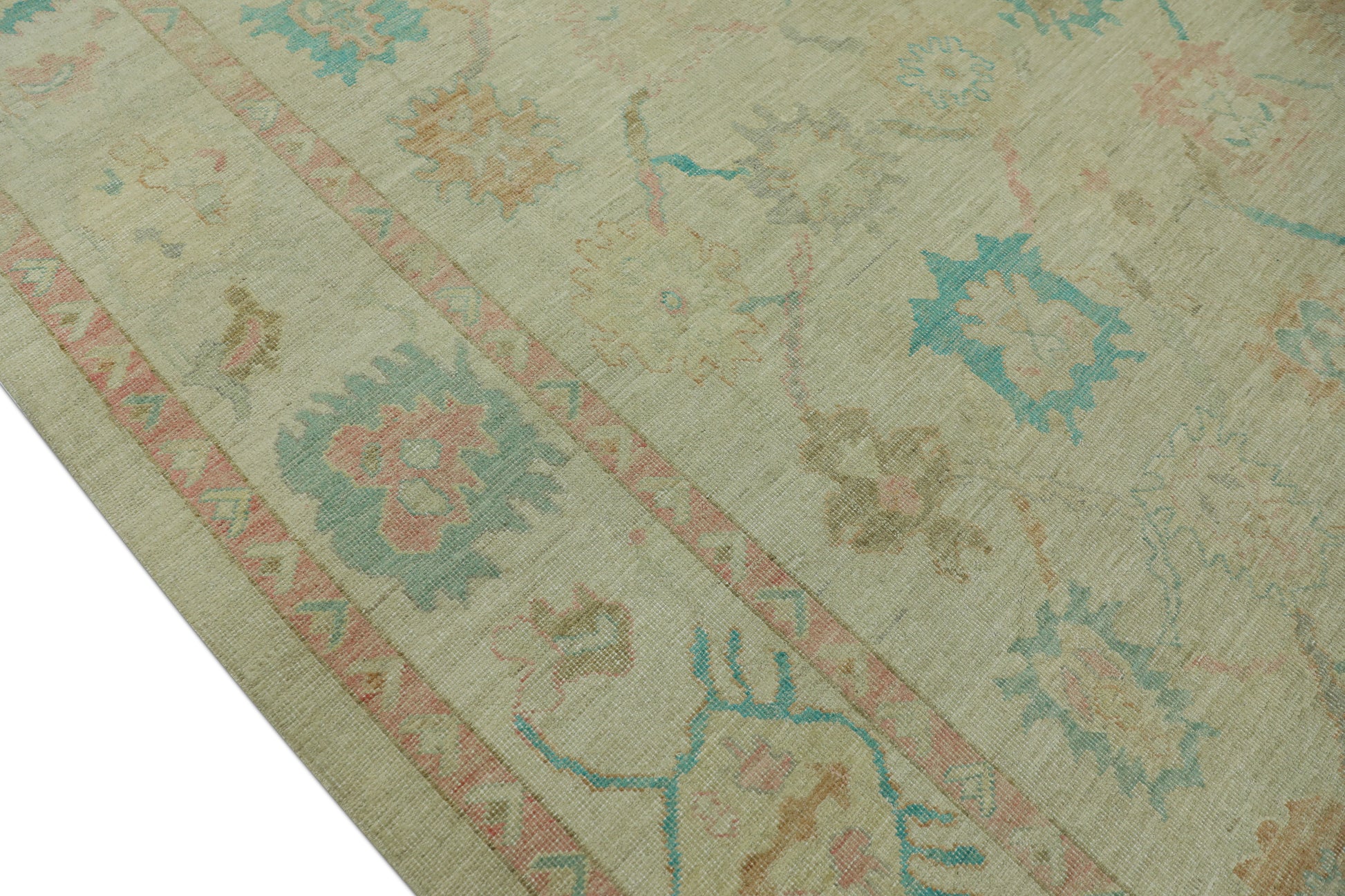 Turkish Oushak Rug 9'2" x 12'4" #1409