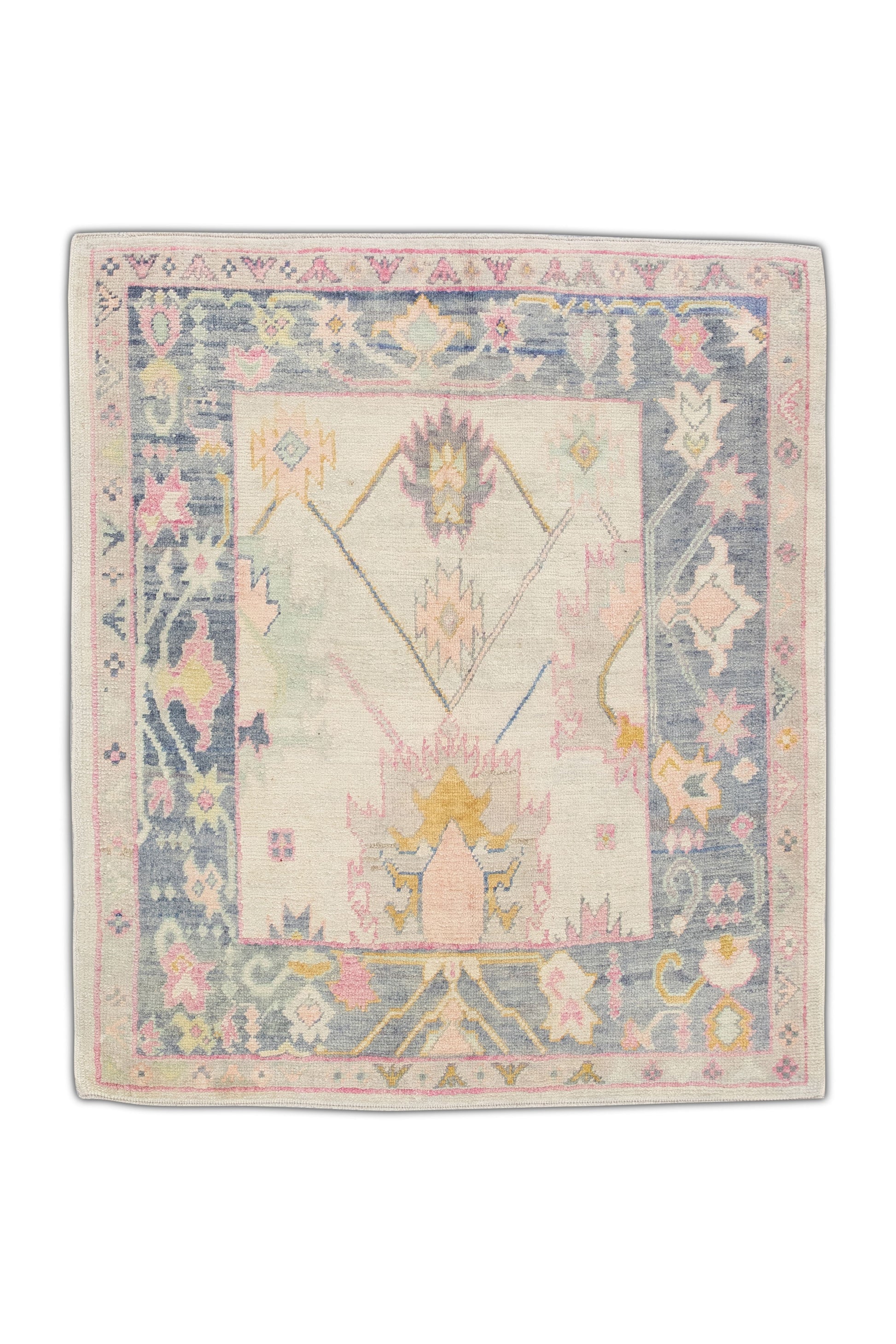 Turkish Oushak Rug 5'7" x 6'5" #4507