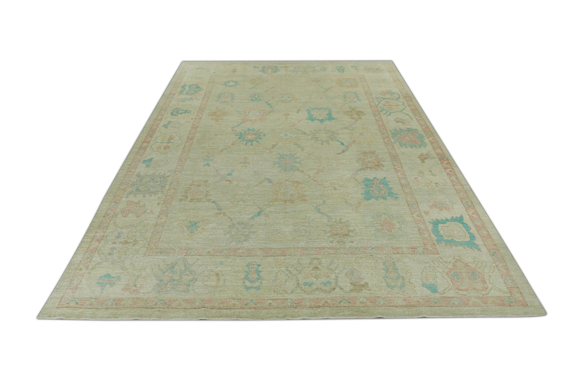 Turkish Oushak Rug 9'2" x 12'4" #1409