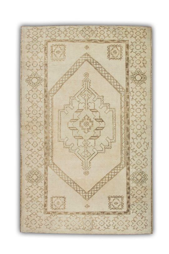 #213 Turkish Vintage Anatolian Rug  3'8" x 5'9"