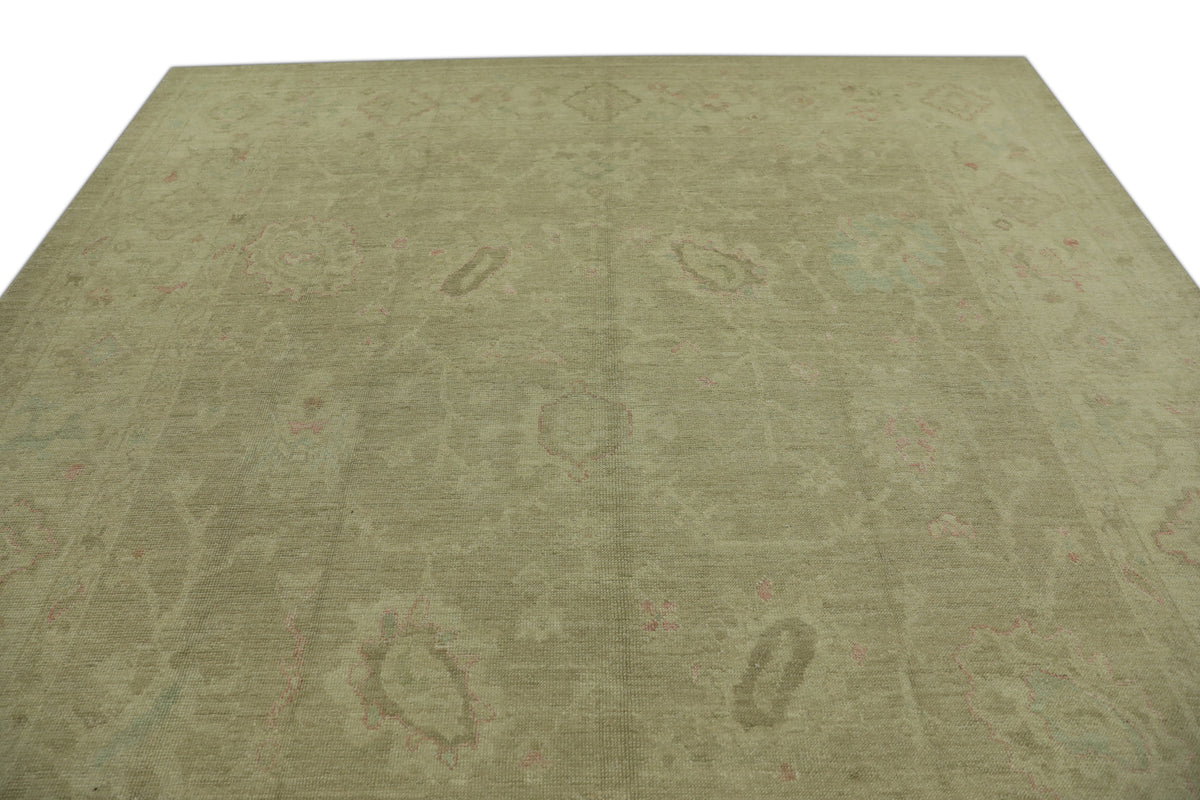 Turkish Oushak Rug 10' x 11' #347