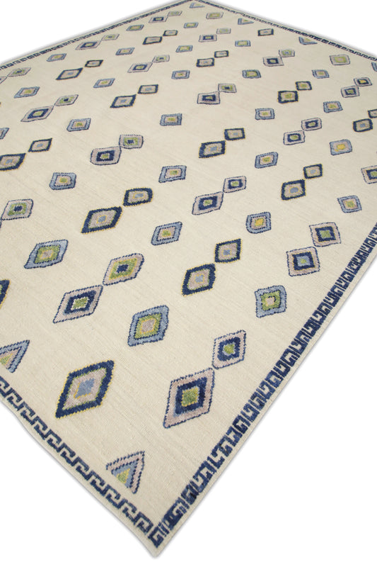 Oriental Flatweave Turkish Kilim 9'3" x 12'1" #6023