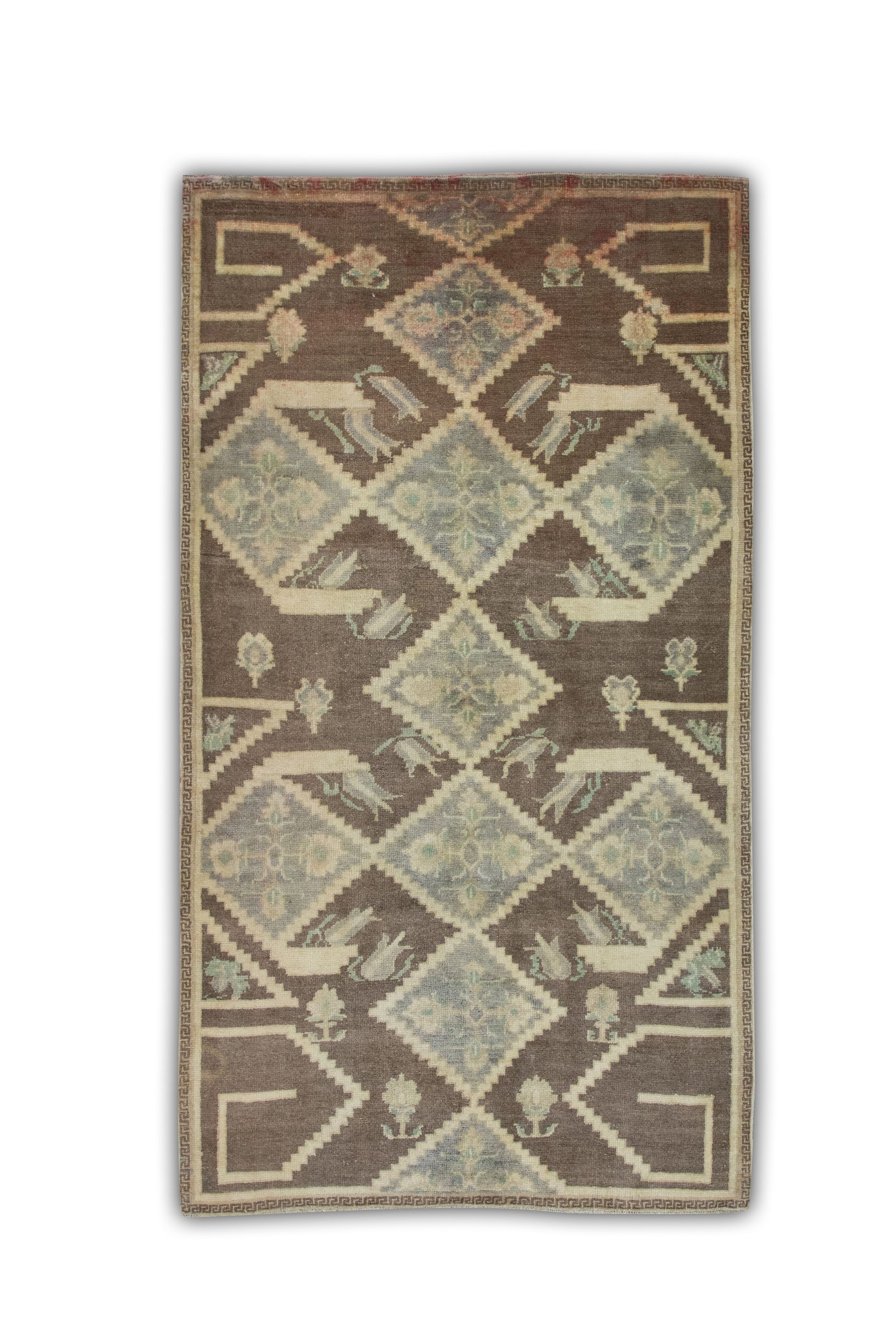Turkish Vintage Anatolian Rug  3'10" x 7' #06