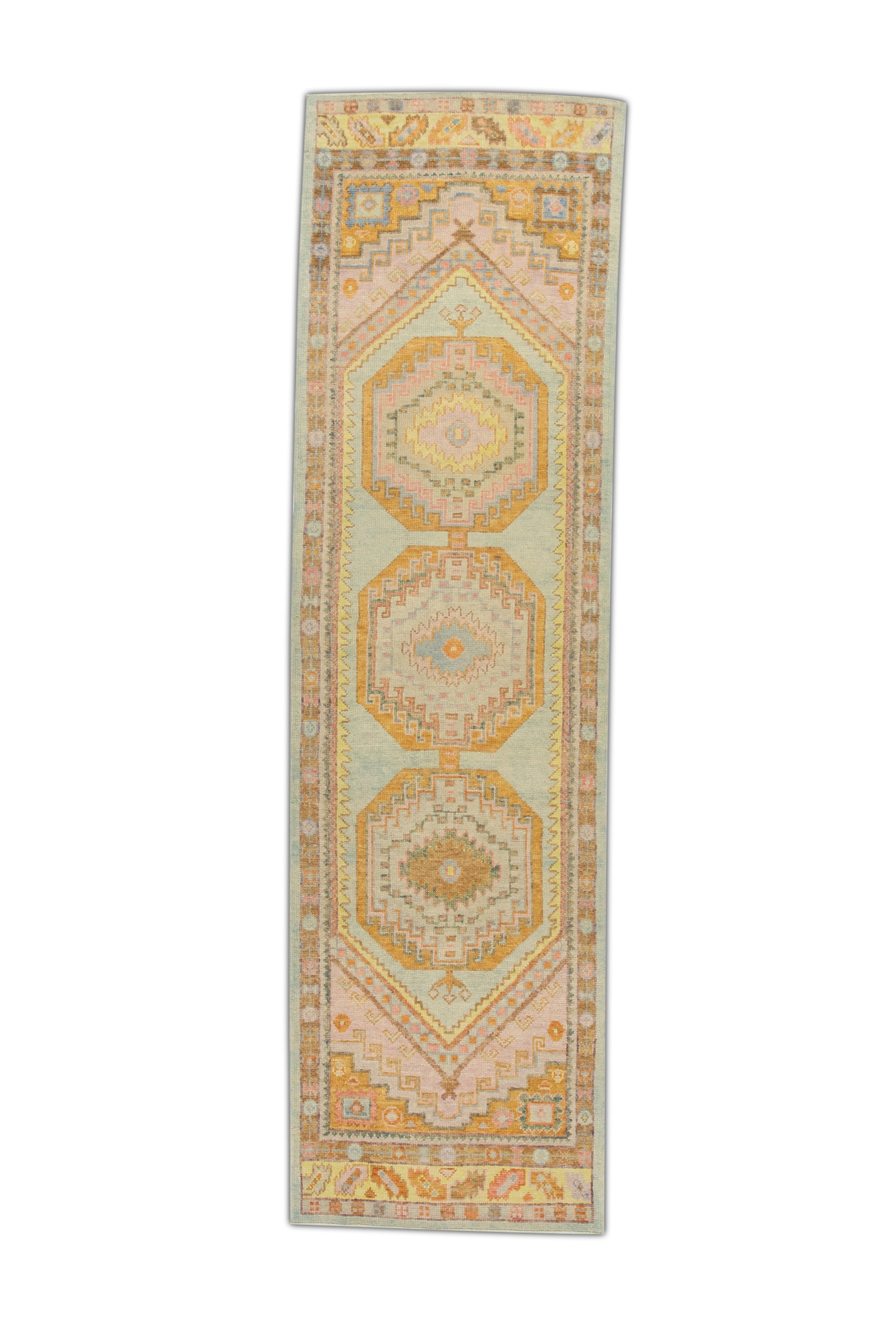 Turkish Oushak Rug 3' x 10'6" #047