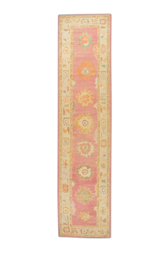 #167 Turkish Oushak 3'1" x 13'1"