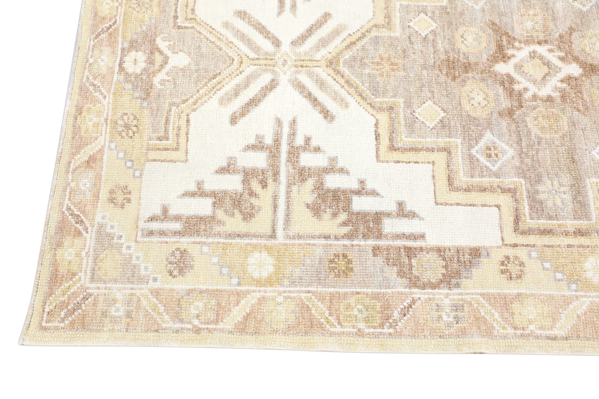 Turkish Oushak Rug 4'2" x 10'8" #04