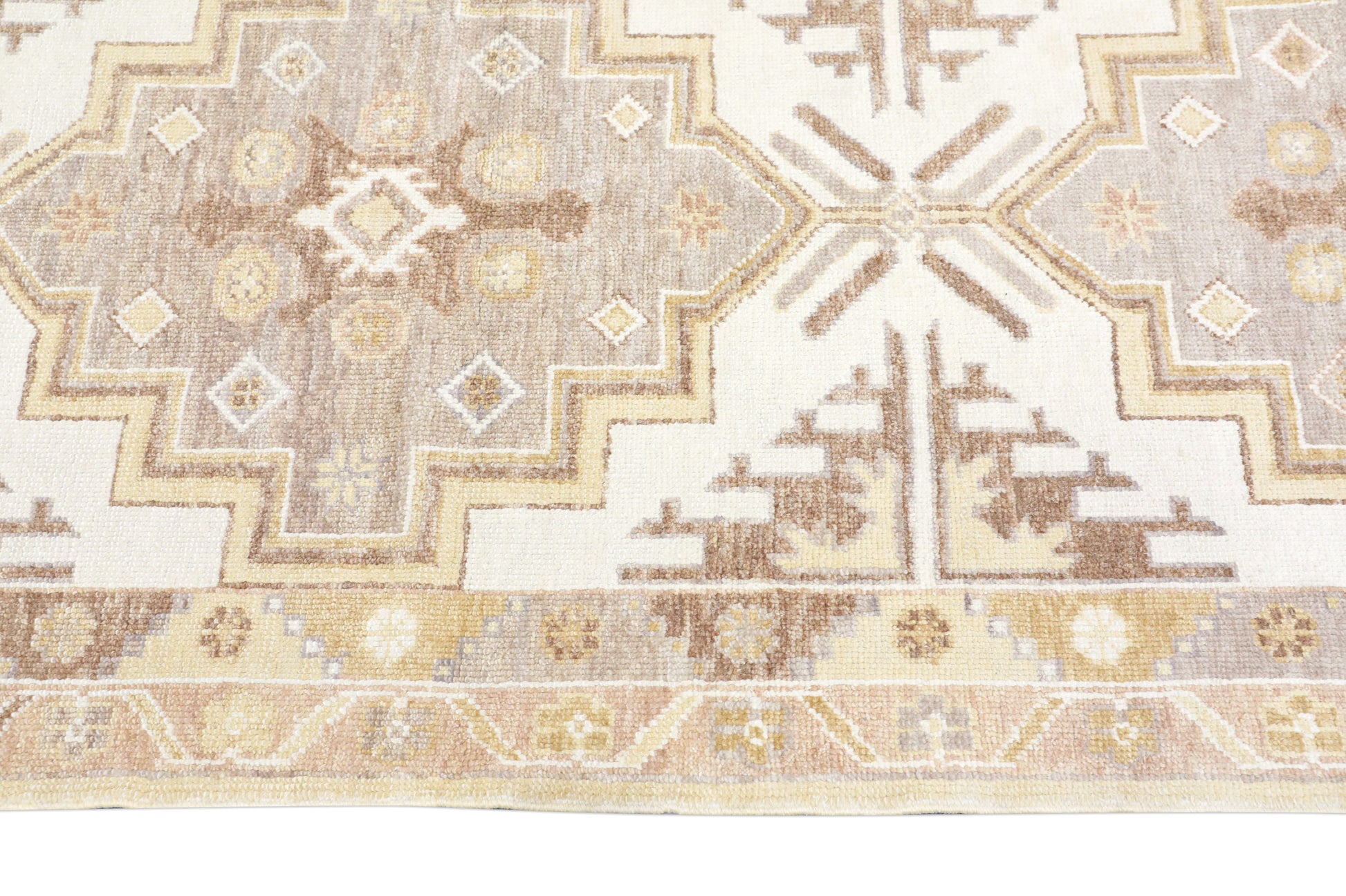 Turkish Oushak Rug 4'2" x 10'8" #04