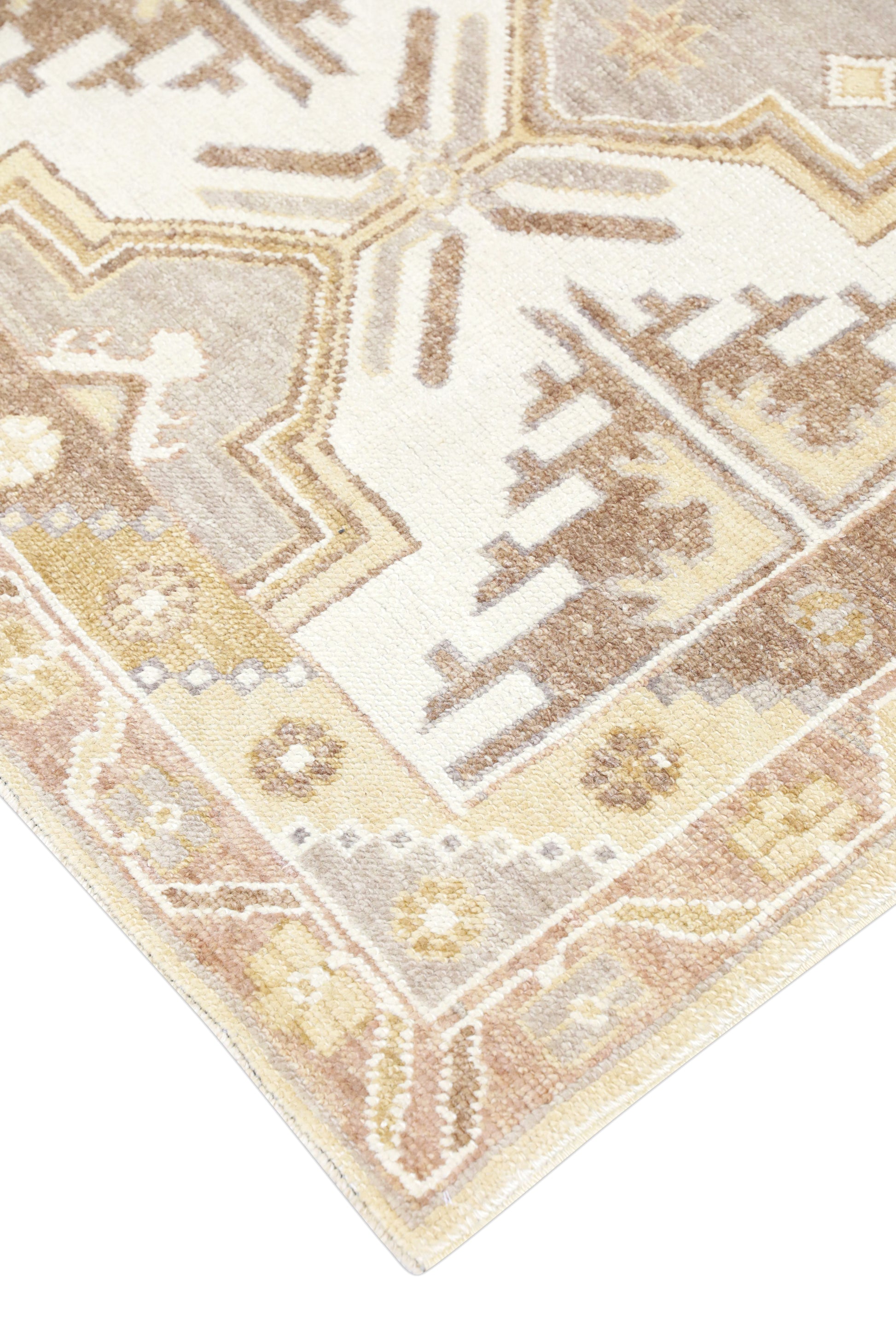Turkish Oushak Rug 4'2" x 10'8" #04