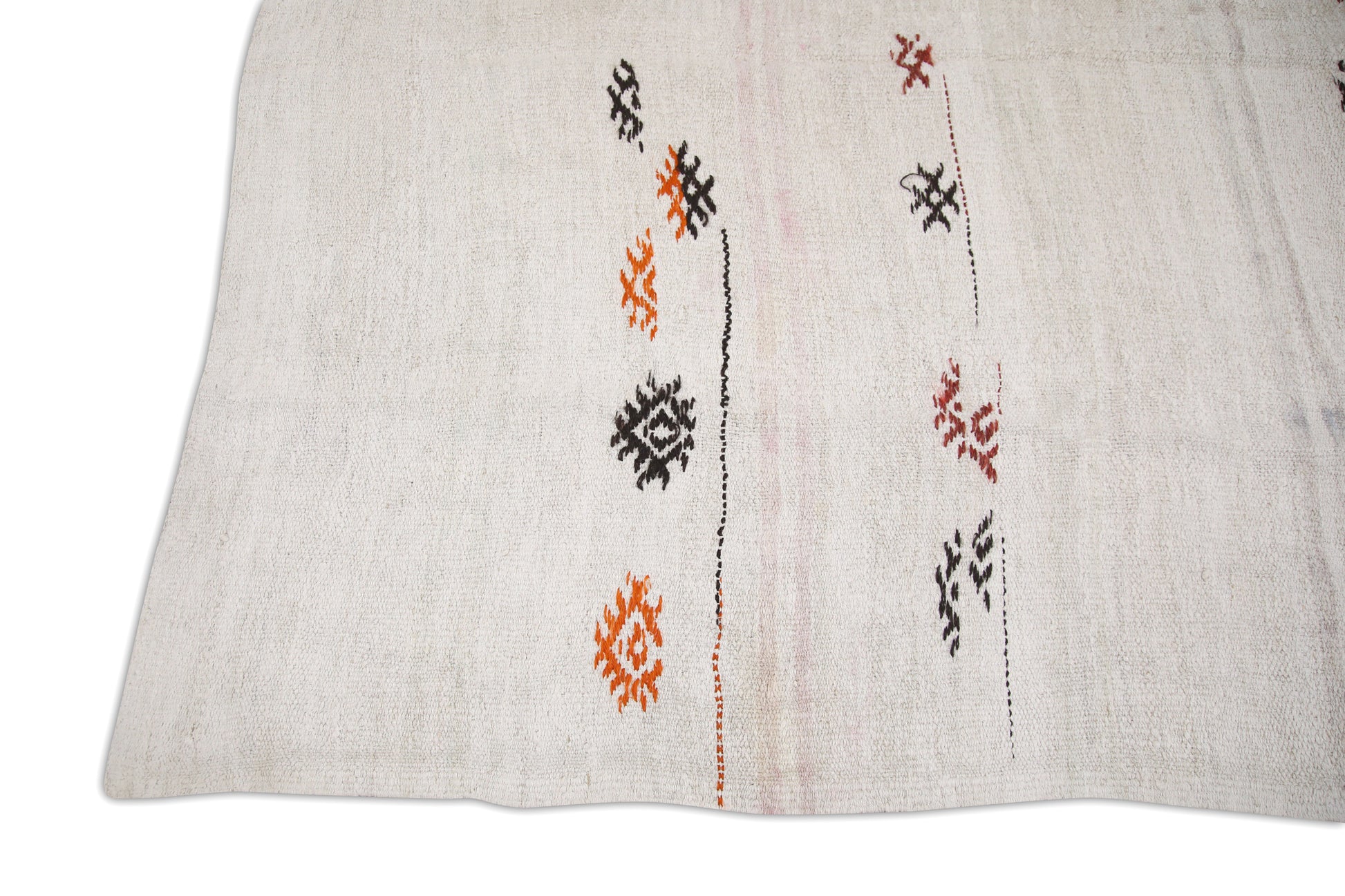Oriental Flatweave Turkish Hemp Kilim 6'6" x 10'6" #02