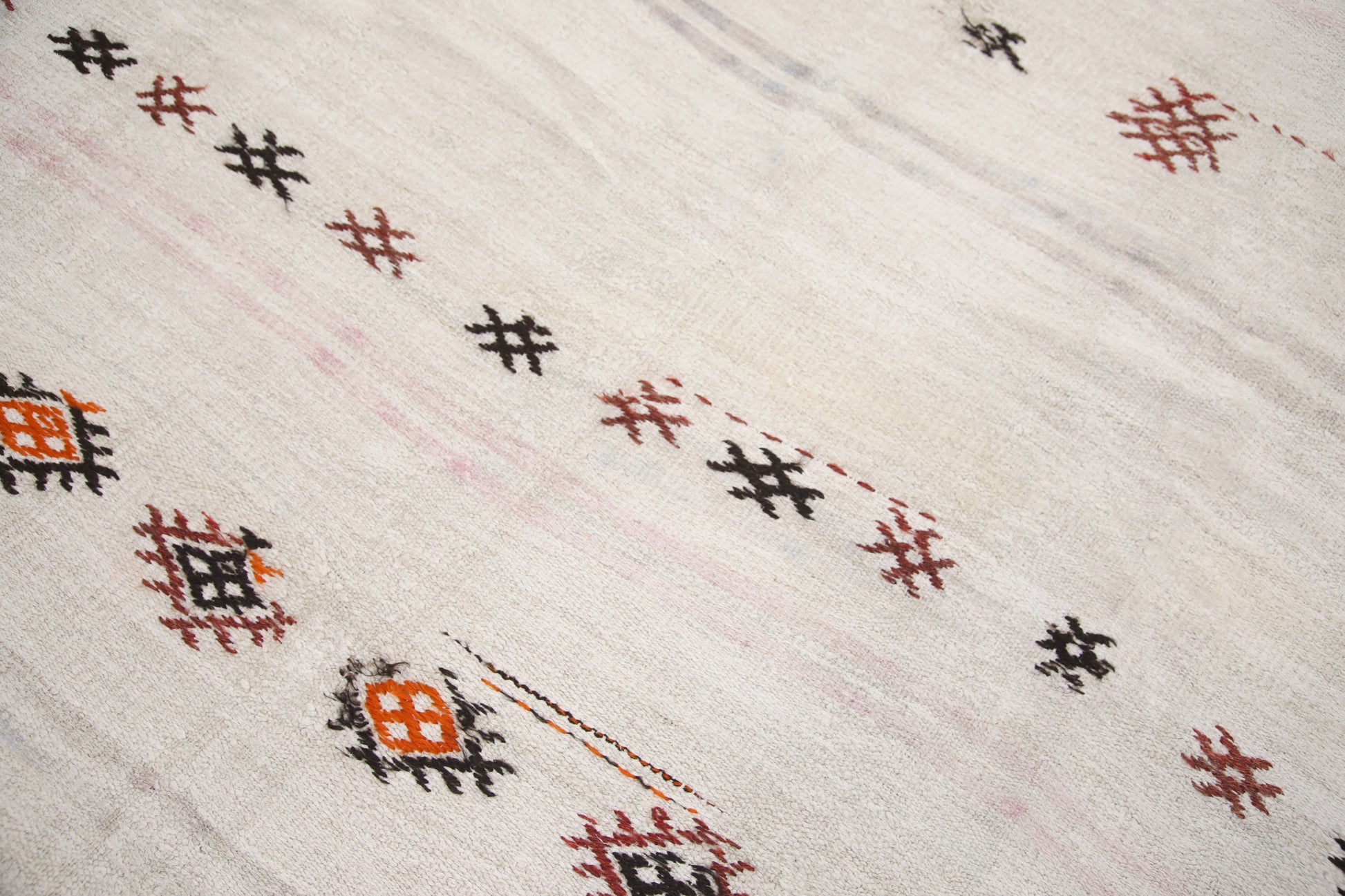 Oriental Flatweave Turkish Hemp Kilim 6'6" x 10'6" #02
