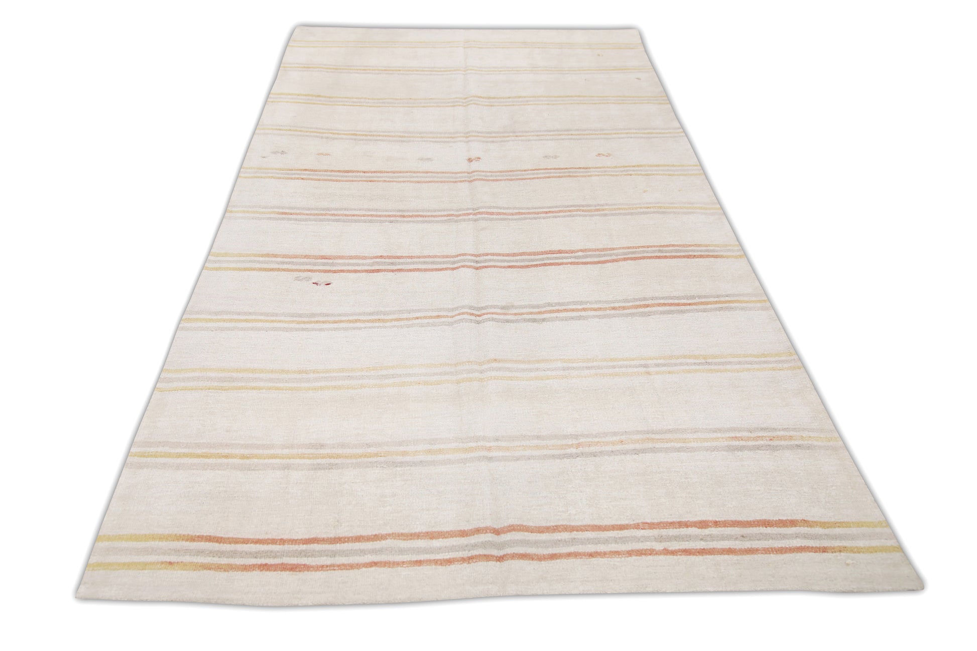 Oriental Flatweave Turkish Hemp Kilim 6' x 11'11" #03