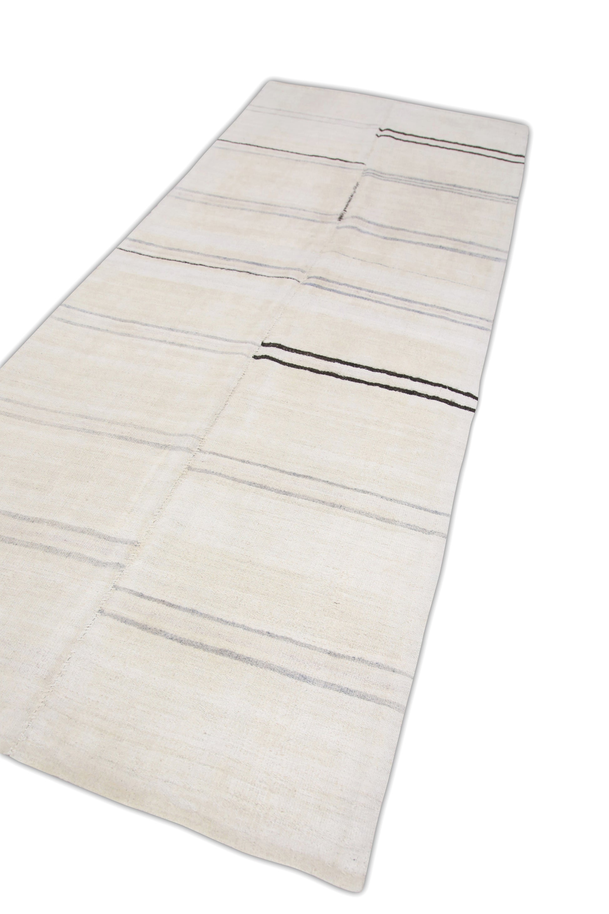 Oriental Flatweave Turkish Hemp Kilim 4'3" x 10'7" #01