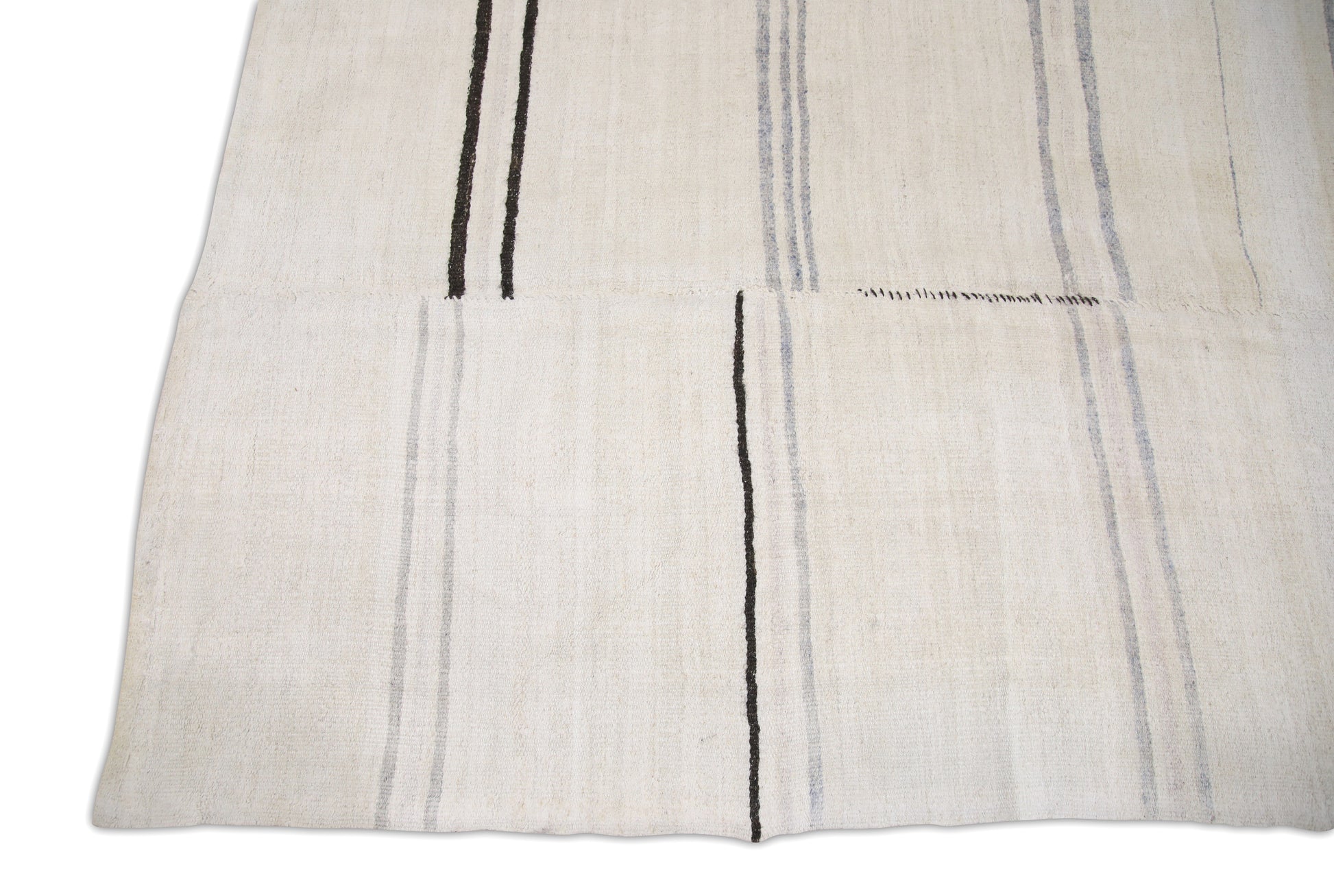 Oriental Flatweave Turkish Hemp Kilim 4'3" x 10'7" #01