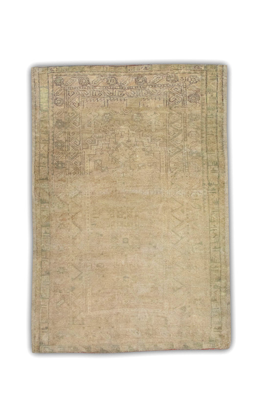 #205 Turkish Vintage Anatolian Rug  3'6" x 5'1"