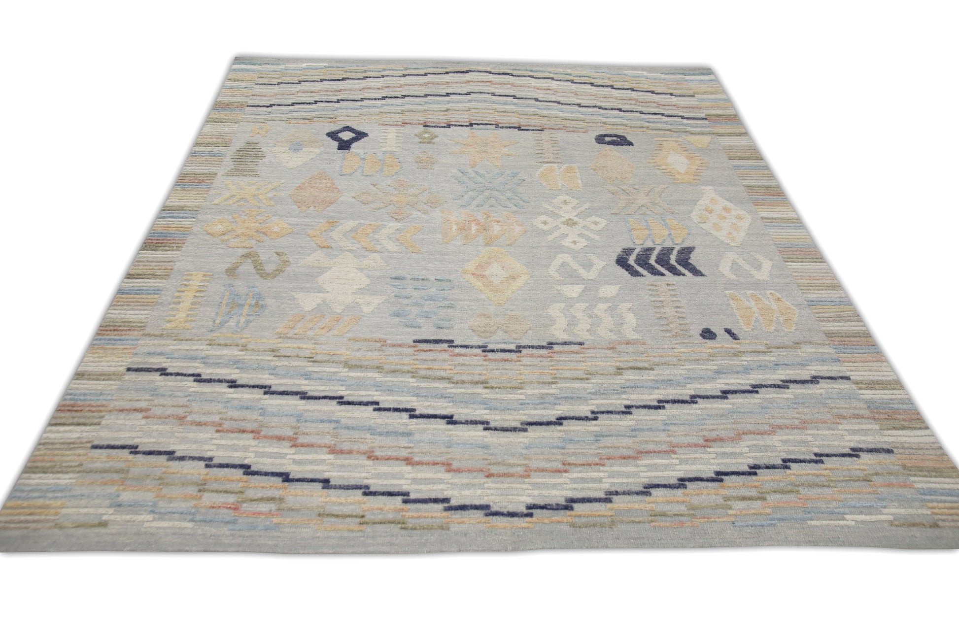 Oriental Flatweave Turkish Kilim 8'10" x 10'8" #6007