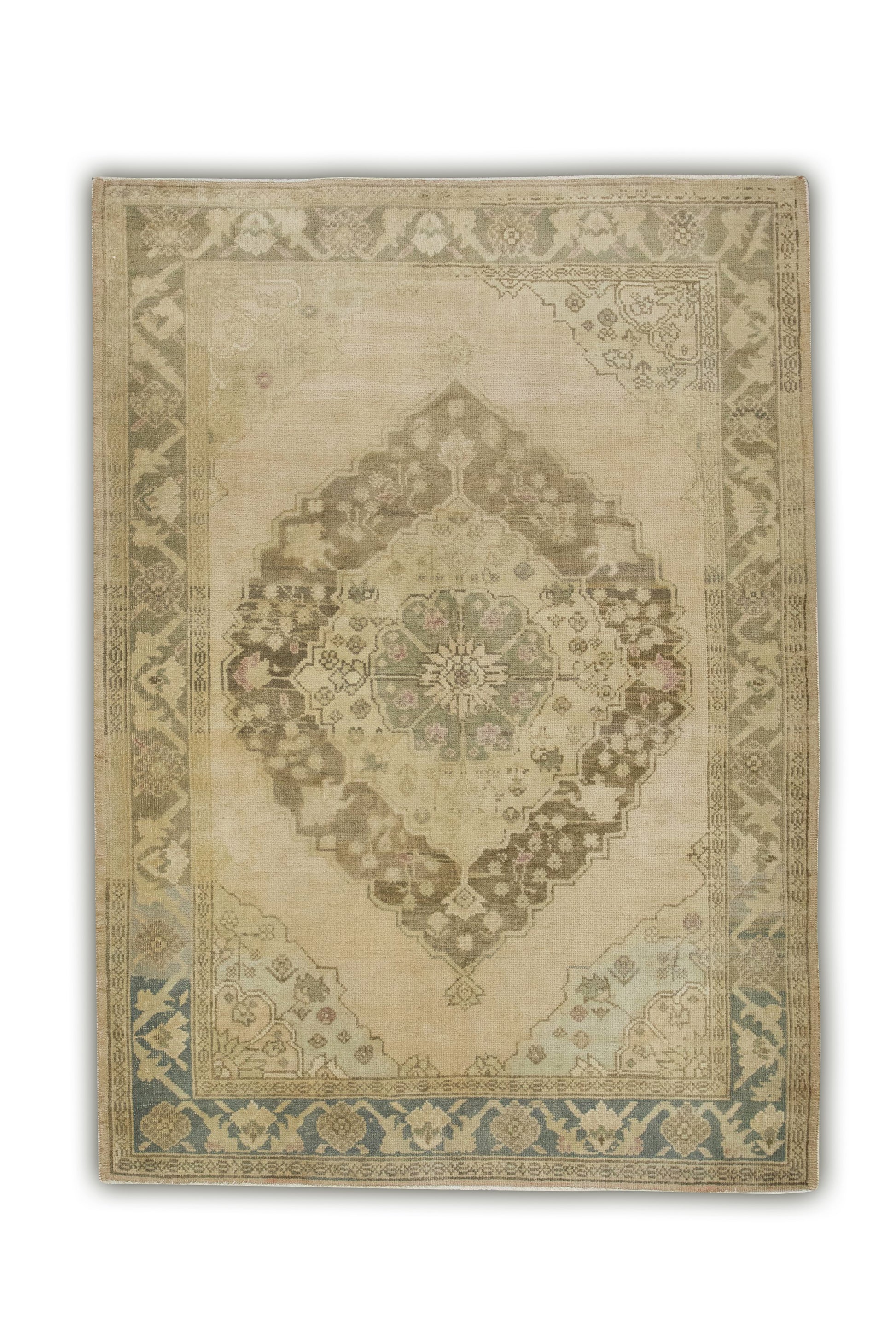 Turkish Vintage Anatolian Rug  3'11" x 5'6" #240
