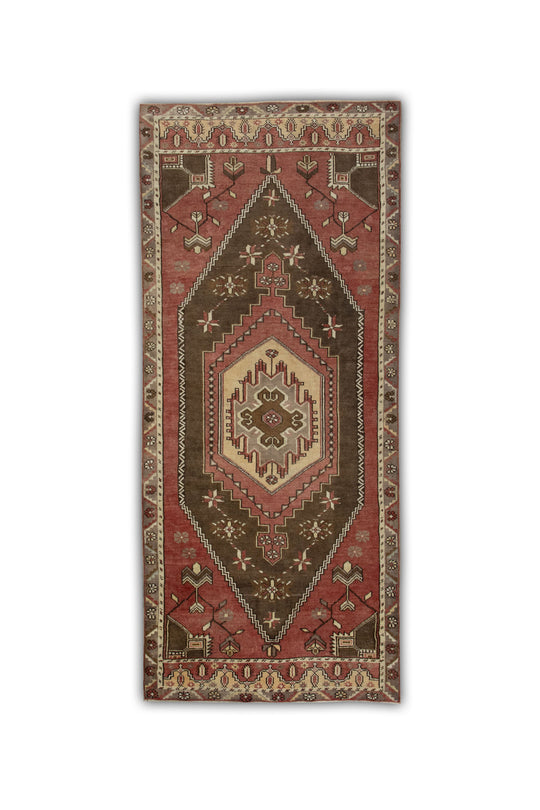 #383 Turkish Vintage Anatolian Rug  3'1" x 7'