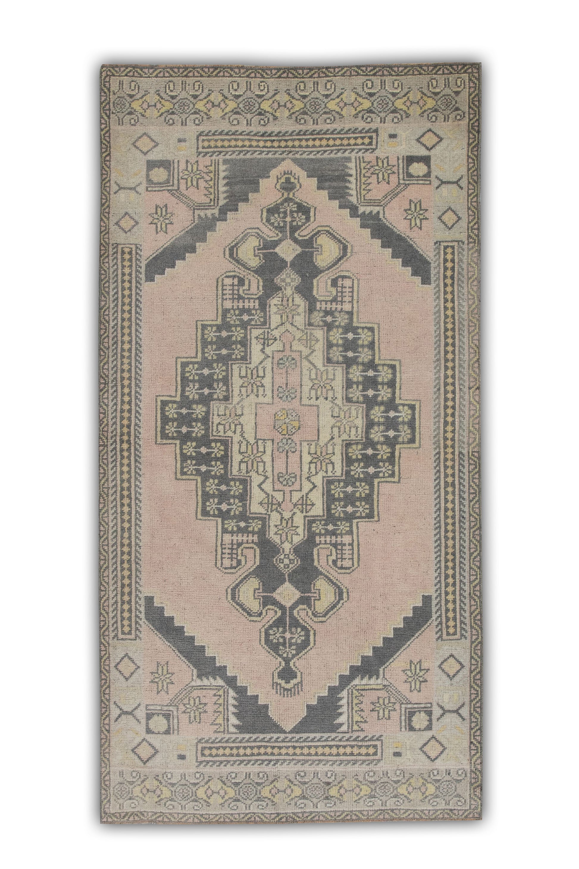Turkish Vintage Anatolian Rug  3'4" x 6'7" #140