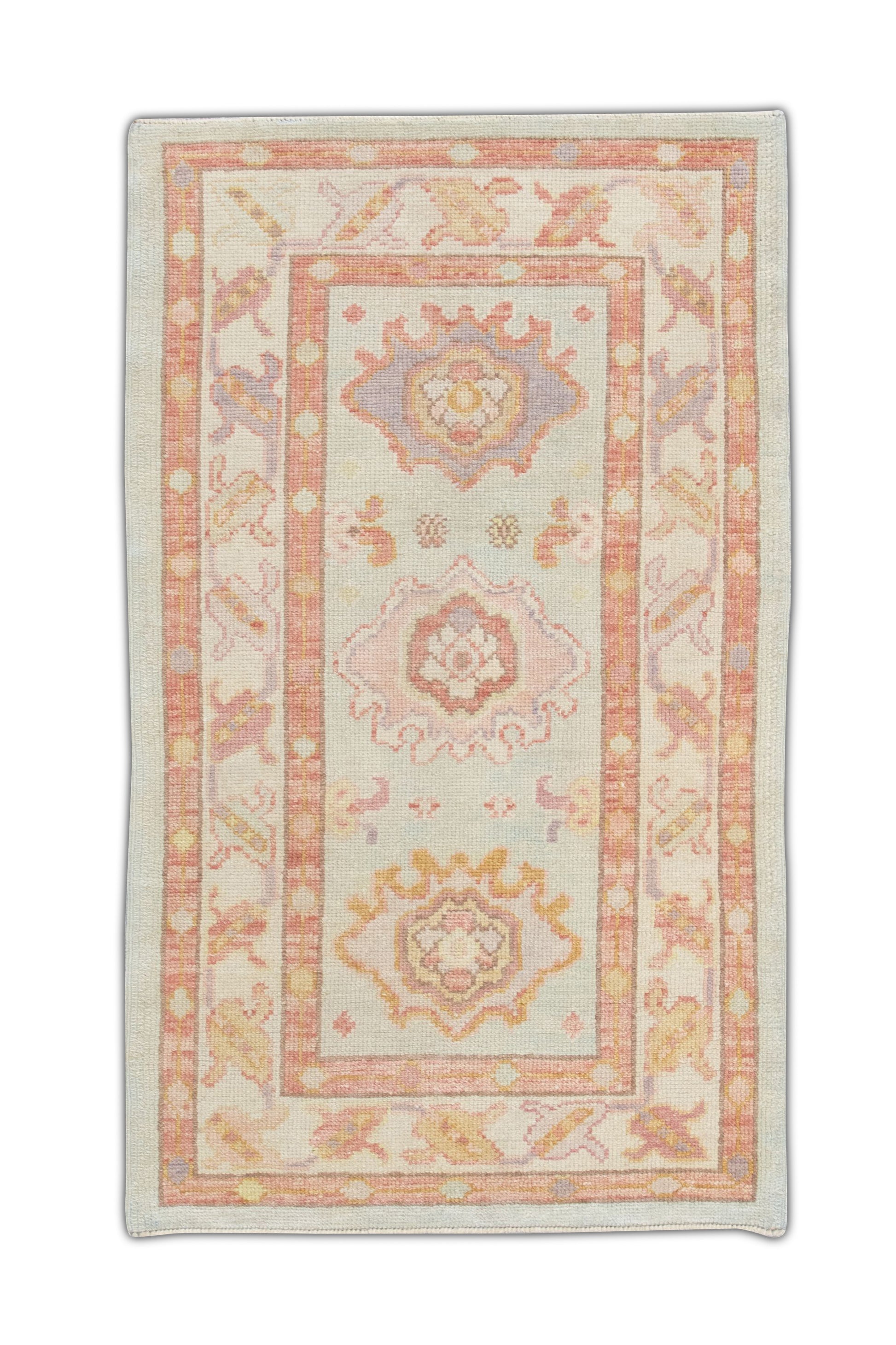 Turkish Oushak Rug 2'10" x 4'9" #4310