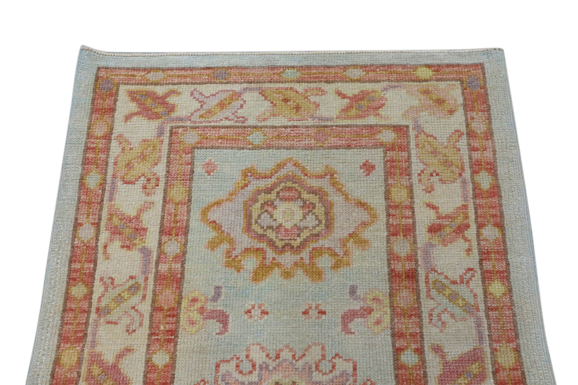 Turkish Oushak Rug 2'10" x 4'9" #4310