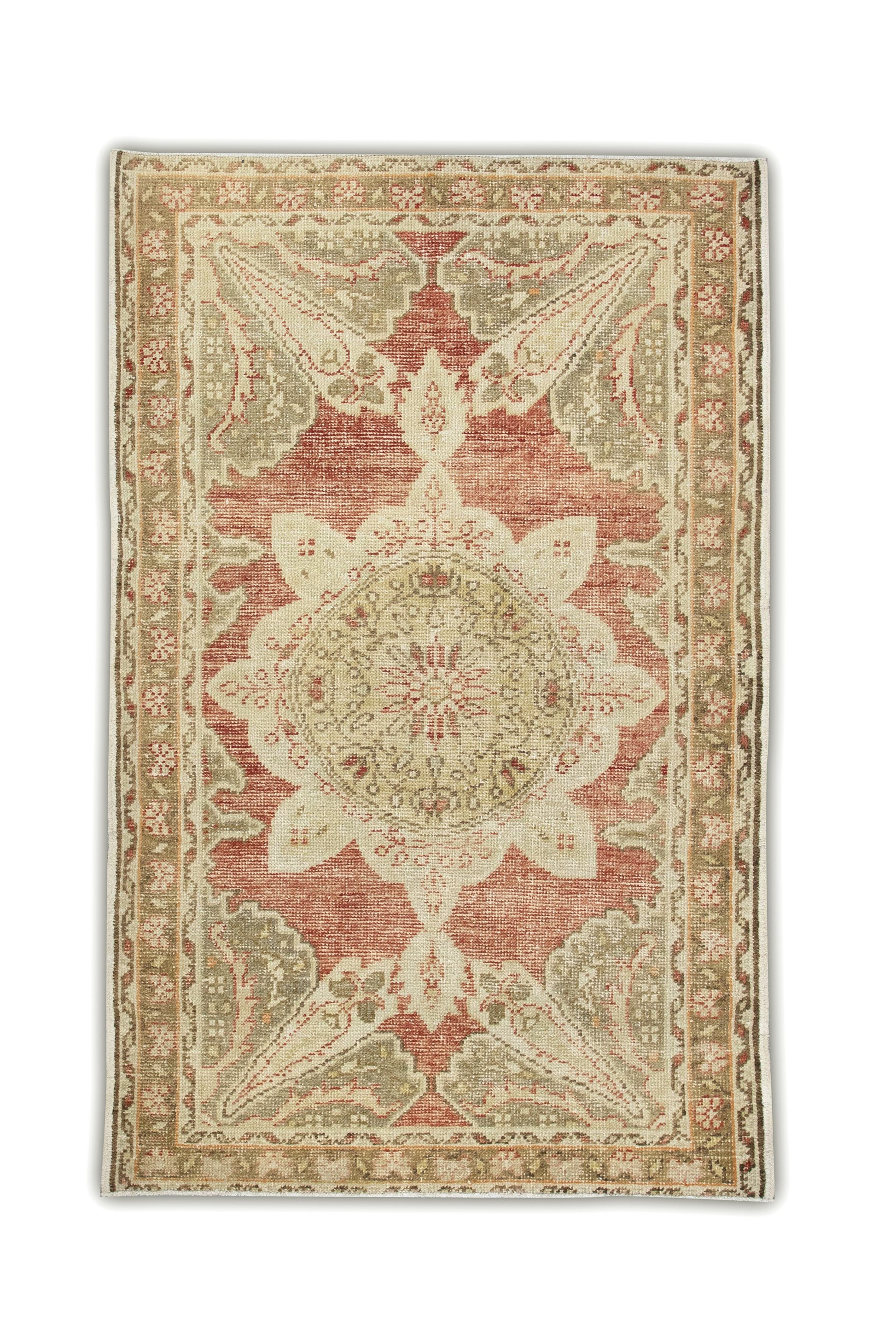 Turkish Vintage Anatolian Rug  4' x 6'3" #451