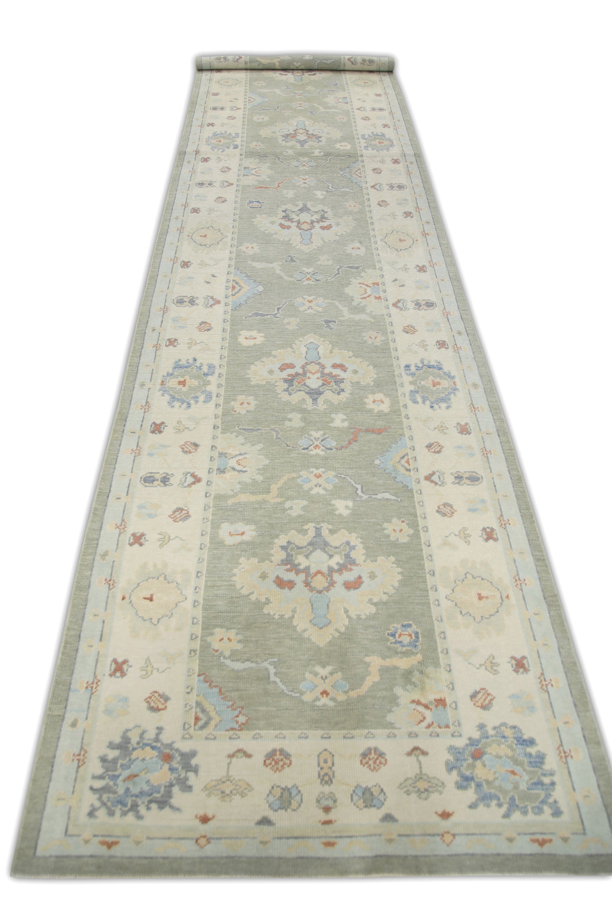 Turkish Oushak Rug 4'9" x 18'7" #7299
