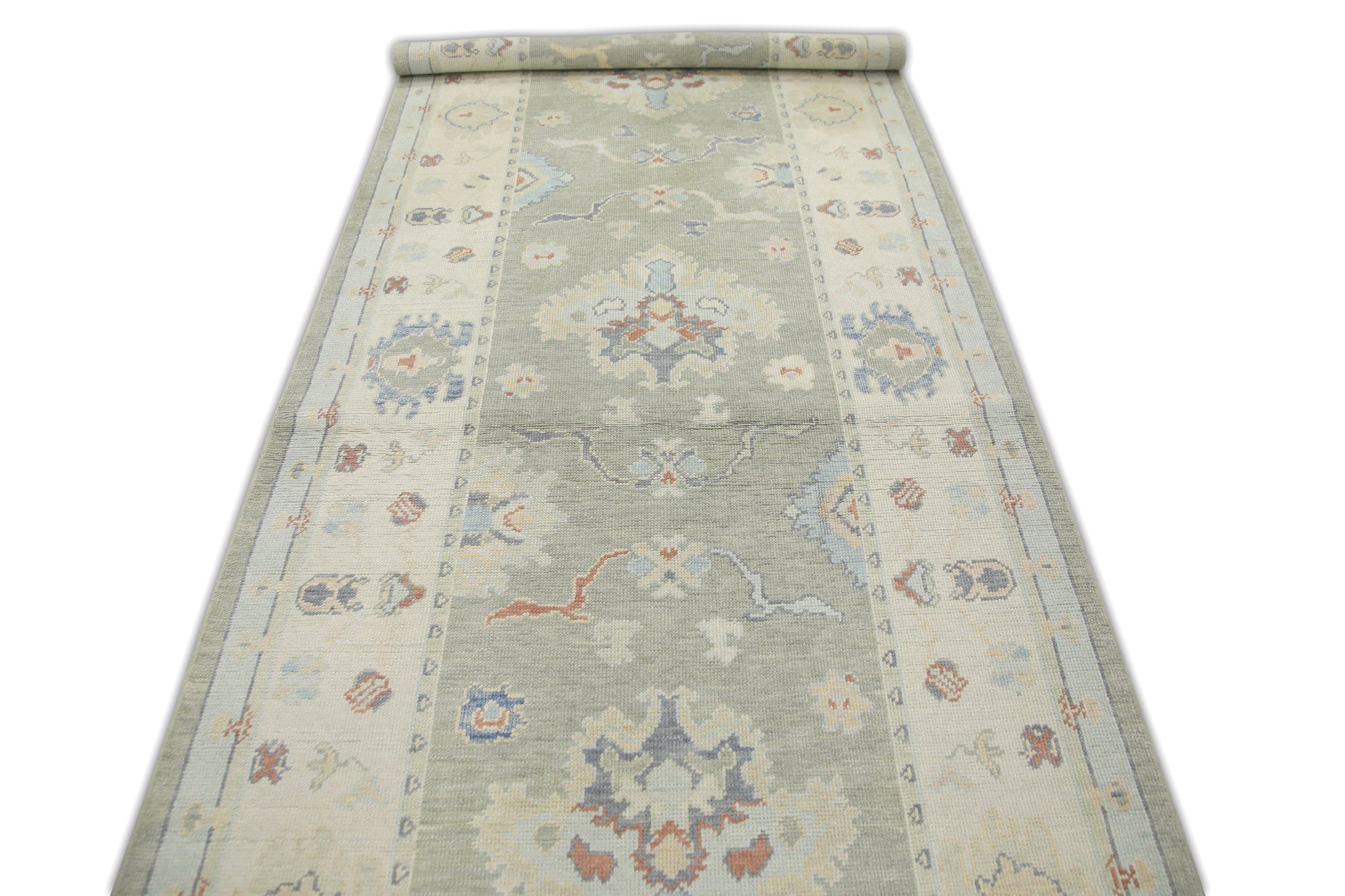 Turkish Oushak Rug 4'9" x 18'7" #7299