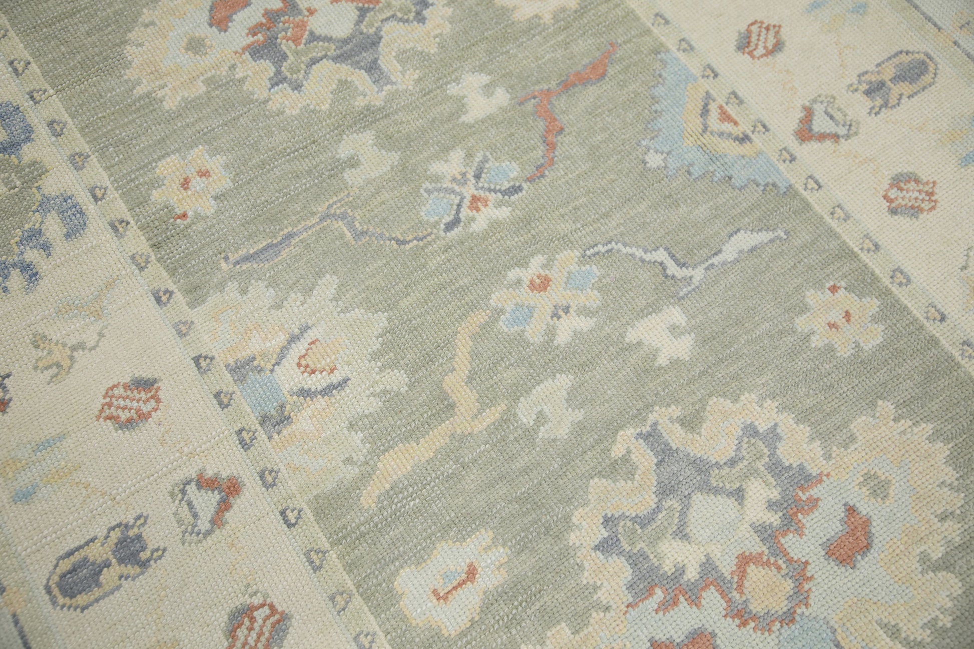 Turkish Oushak Rug 4'9" x 18'7" #7299