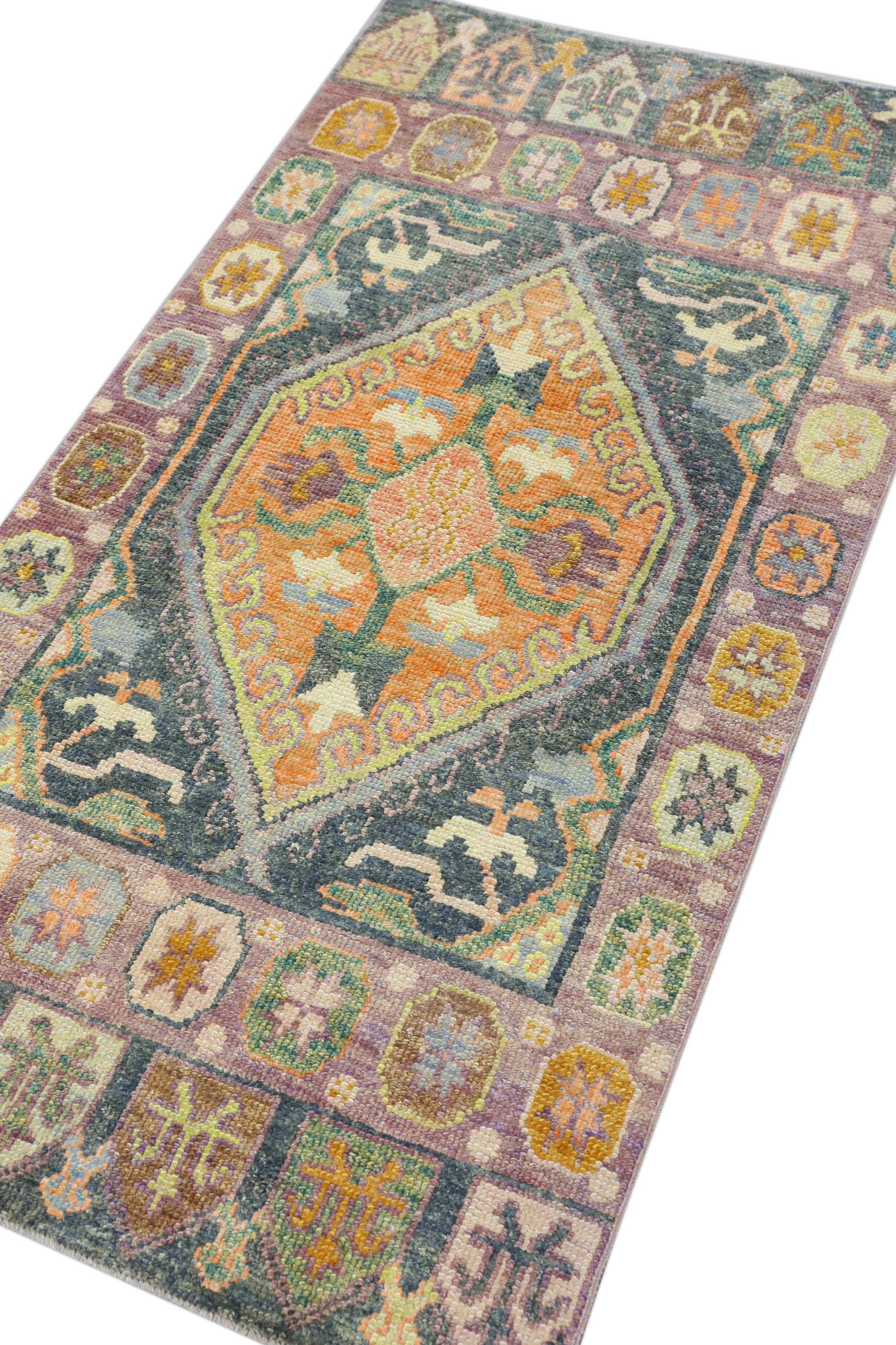 Turkish Oushak Rug 2'10" x 5'5" #4162