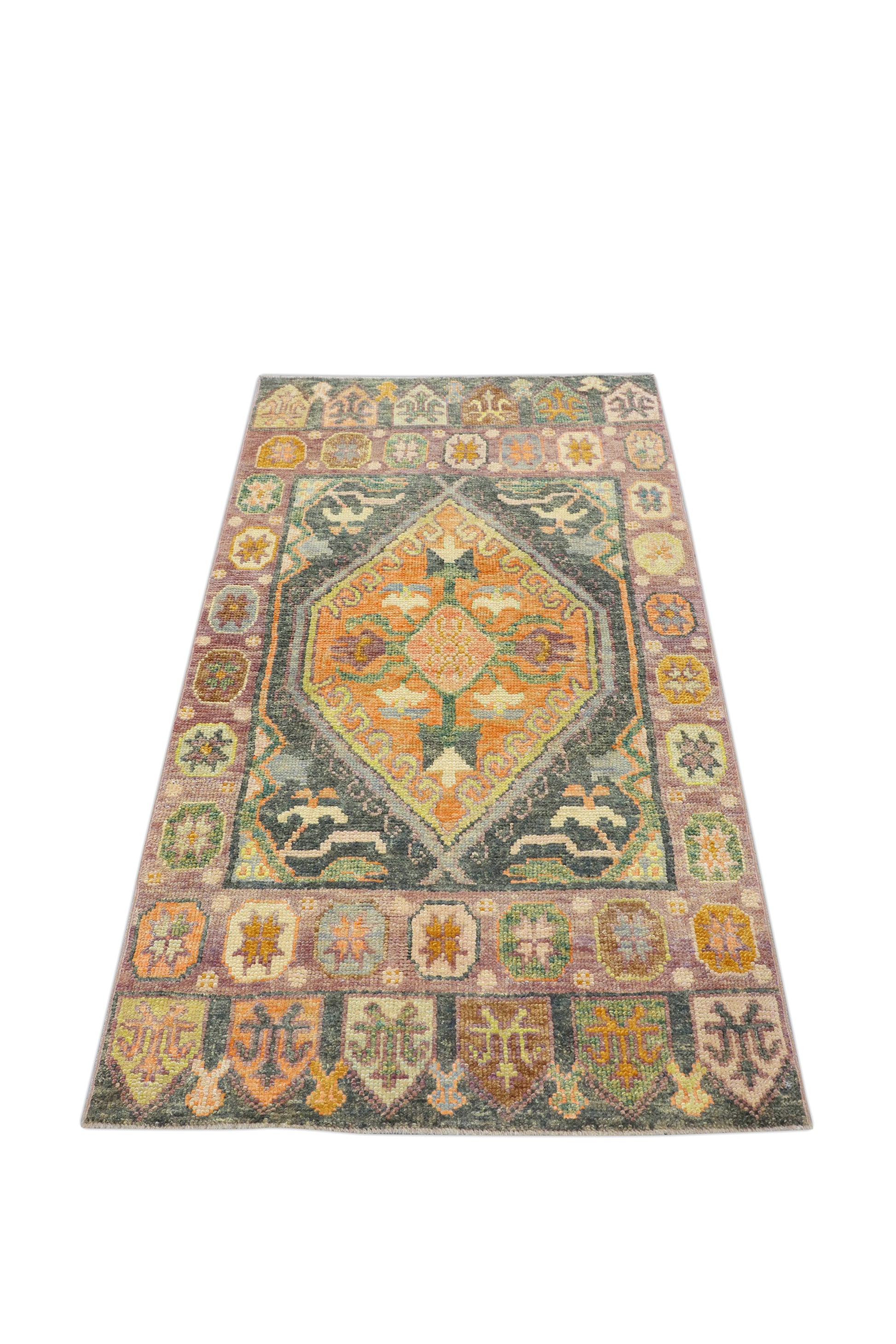 Turkish Oushak Rug 2'10" x 5'5" #4162