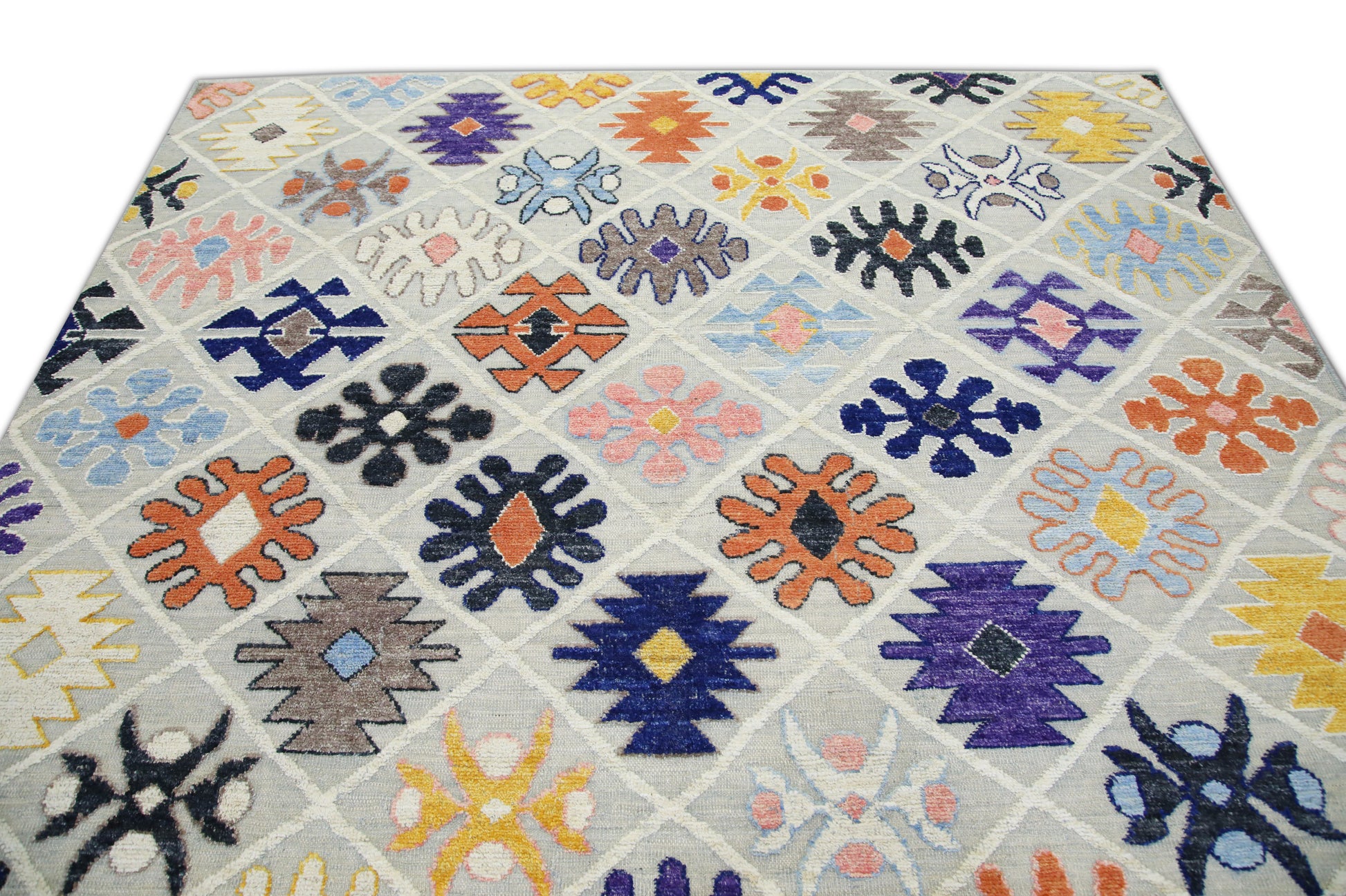 Oriental Flatweave Turkish Kilim 8'5" x 10'7" #5008
