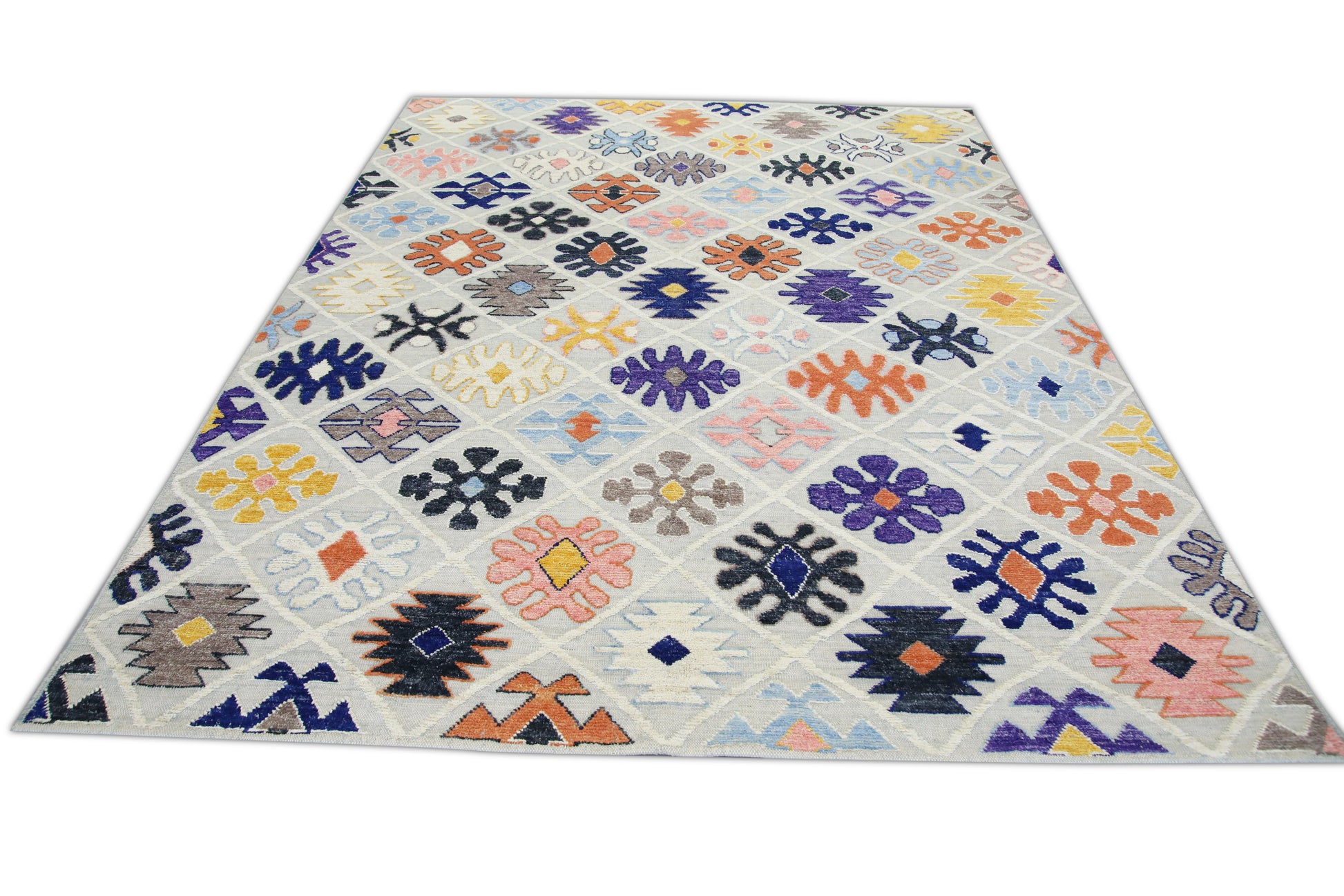 Oriental Flatweave Turkish Kilim 8'5" x 10'7" #5008