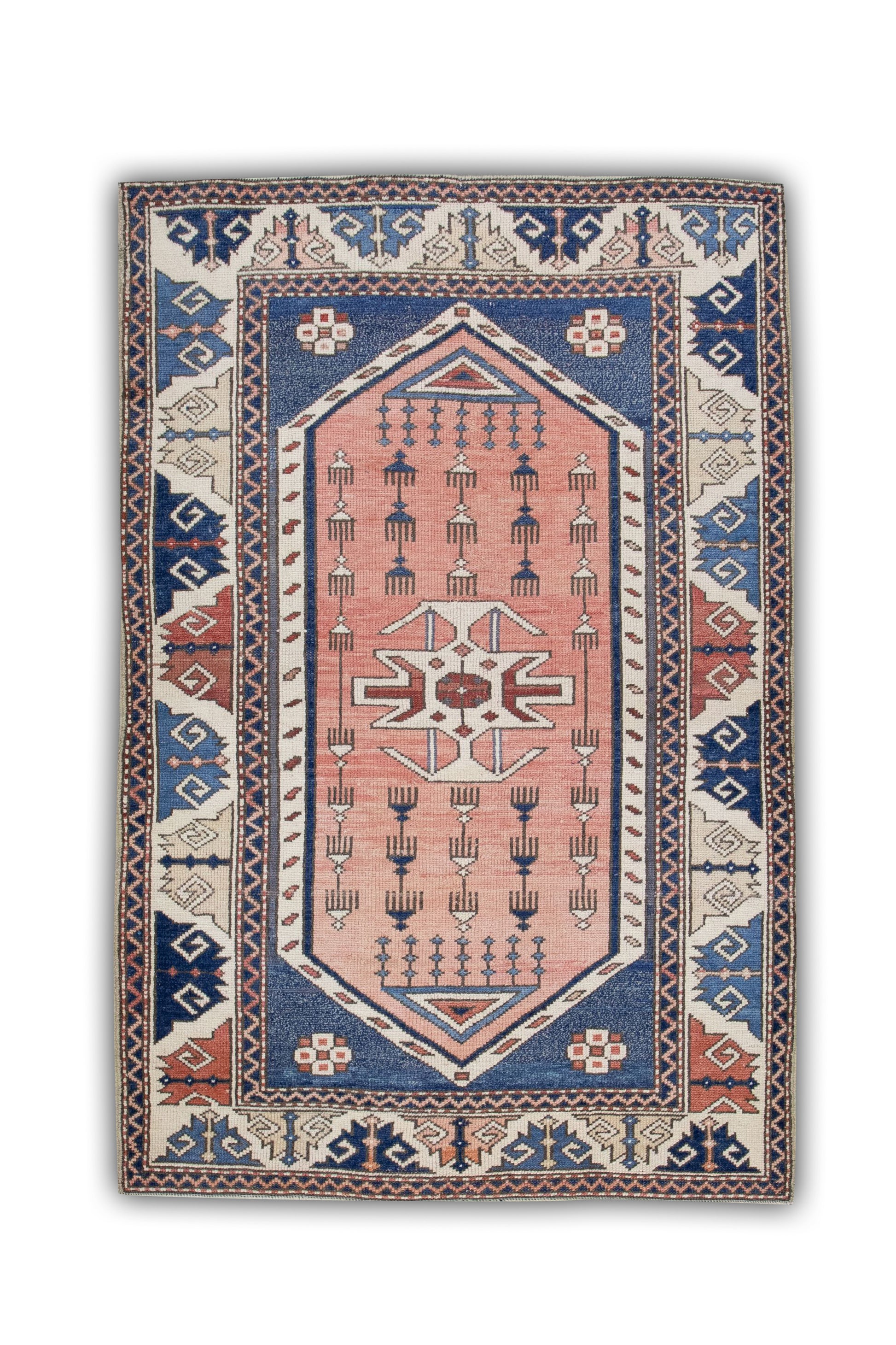 Turkish Vintage Anatolian Rug  3'4" x 5' #07