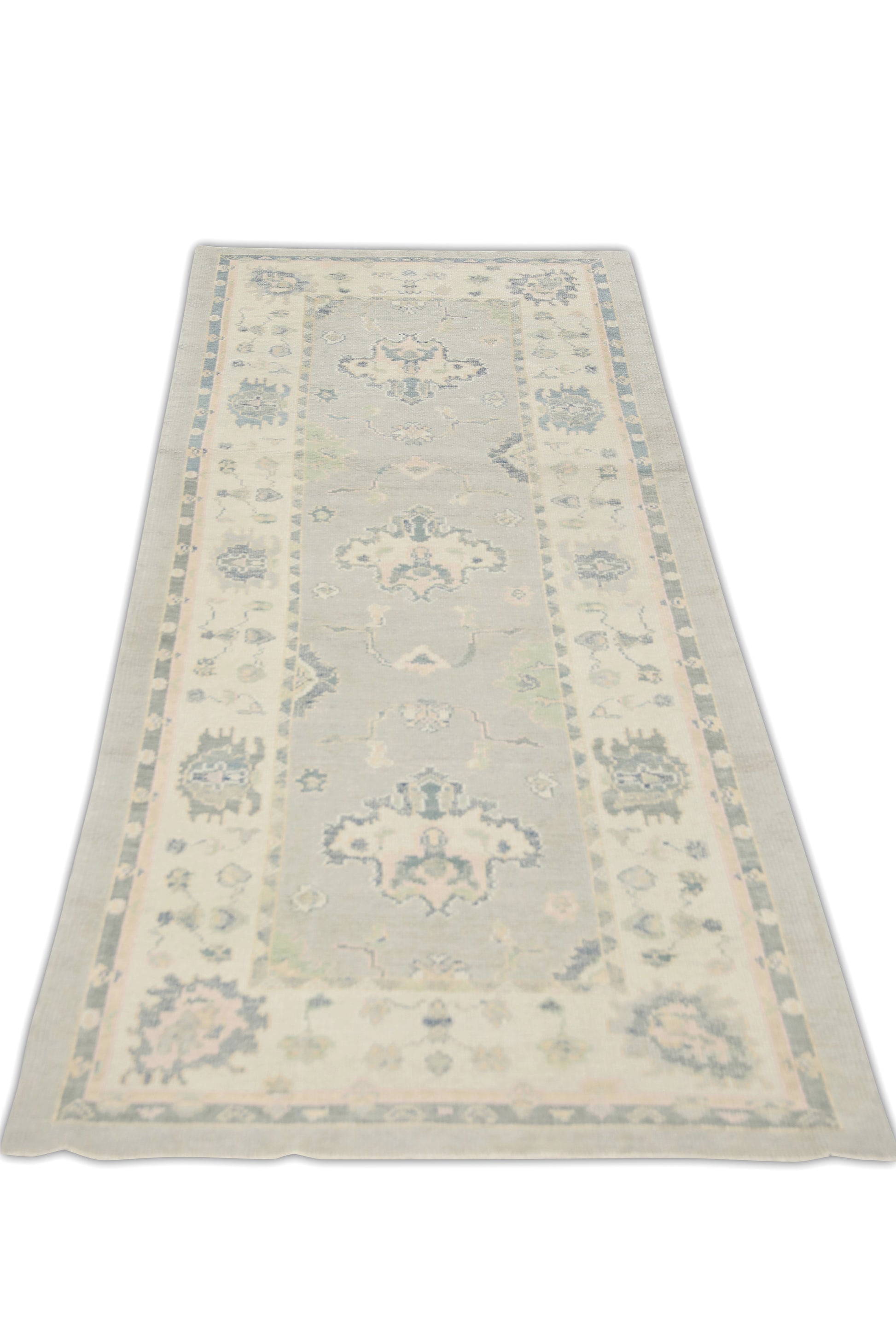 Turkish Oushak Rug 4'1" x 9'6" #7158