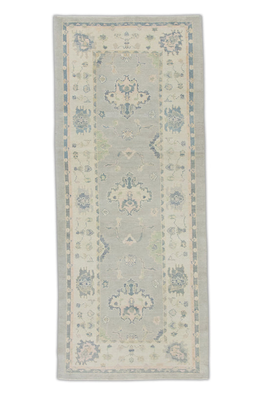 #7158 Turkish Oushak 4'1" x 9'6"