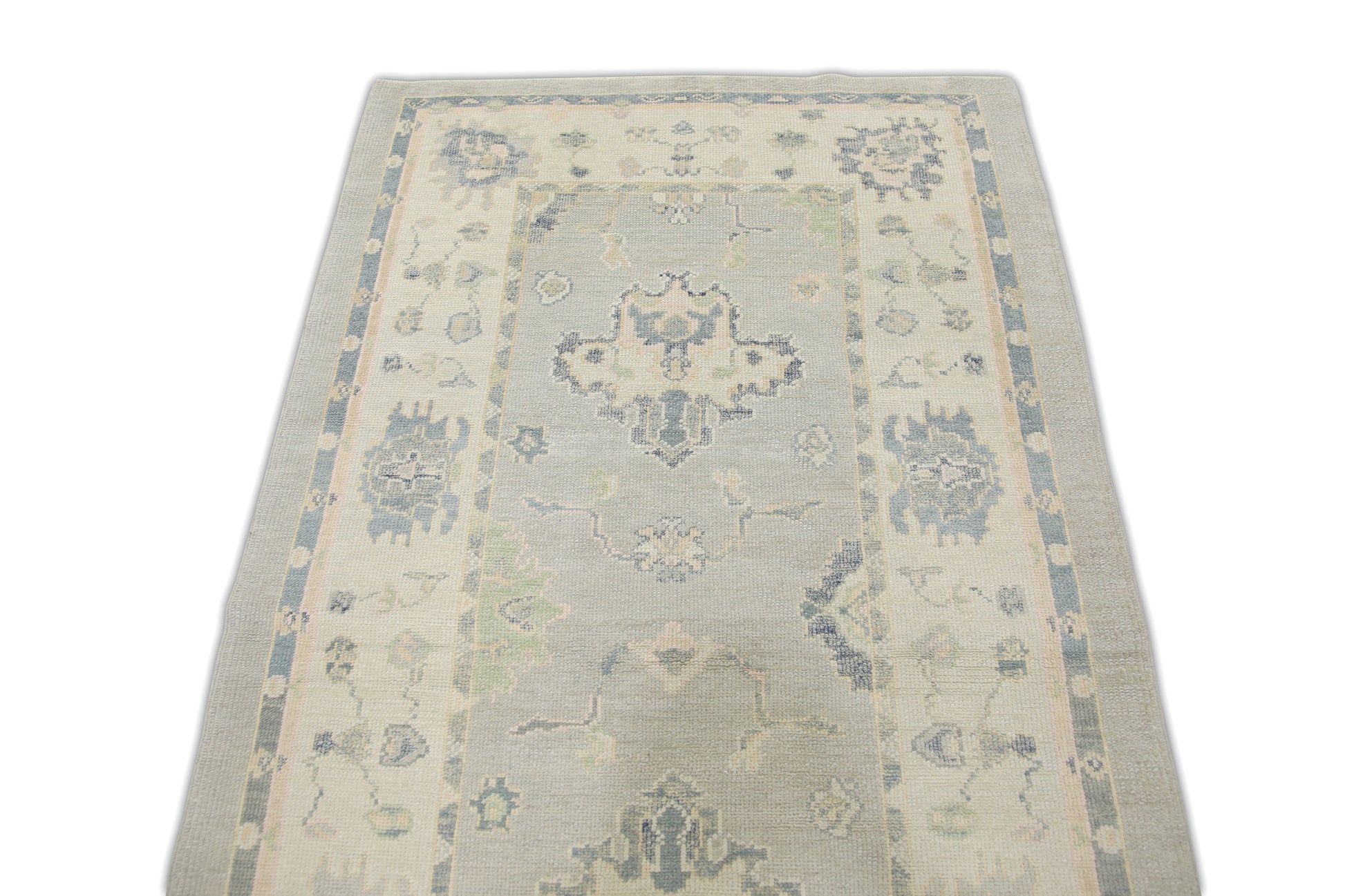 Turkish Oushak Rug 4'1" x 9'6" #7158