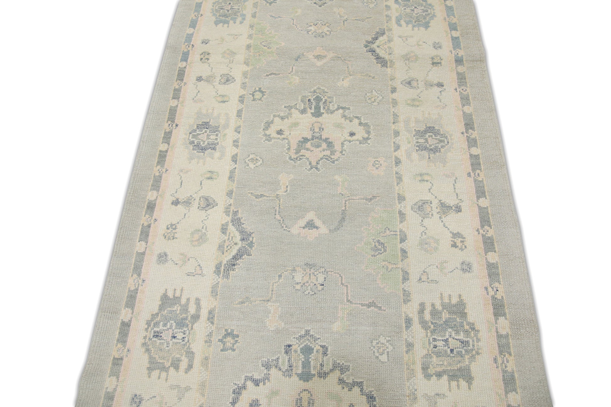Turkish Oushak Rug 4'1" x 9'6" #7158