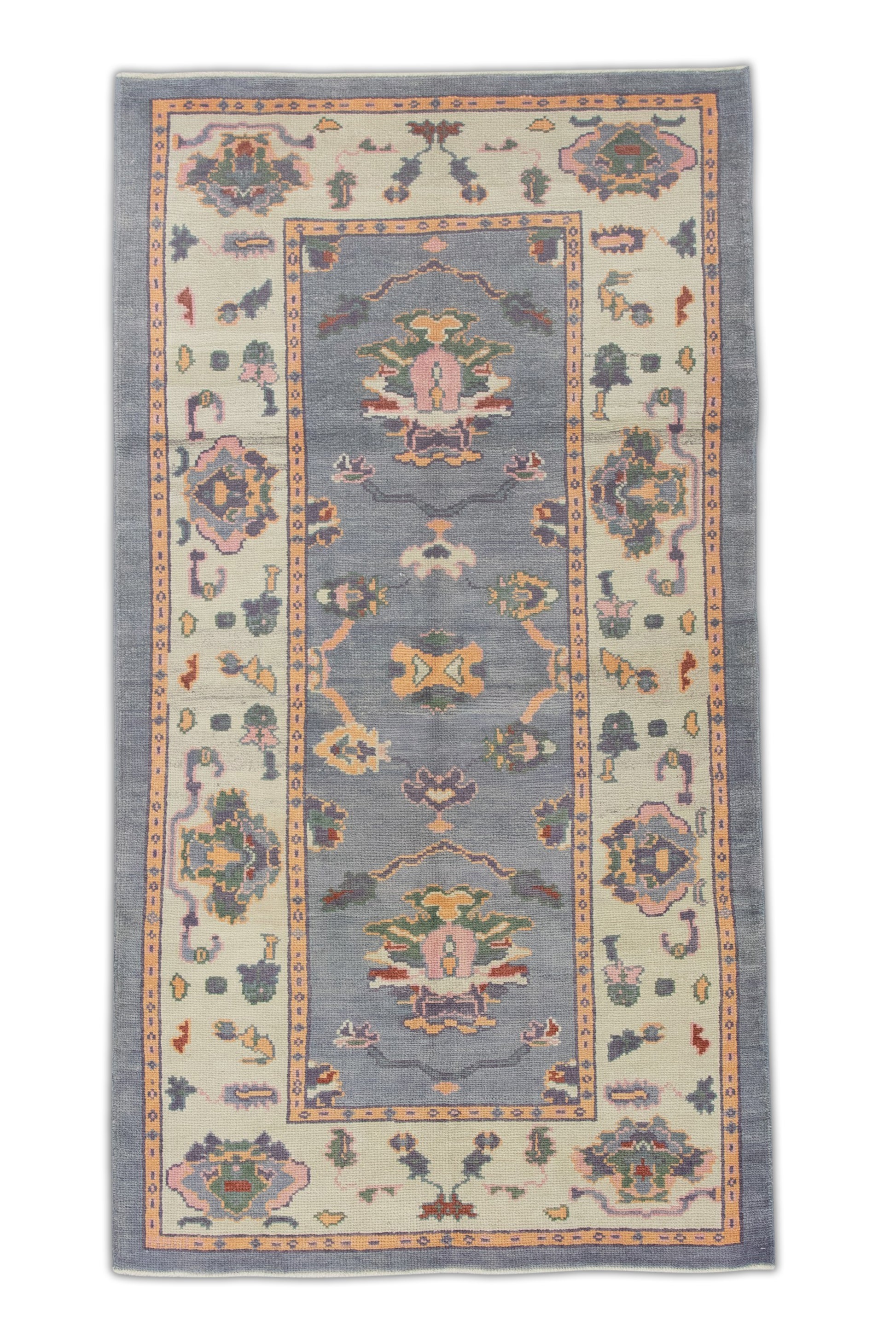 Turkish Oushak Rug 4'1" x 7'7" #2014