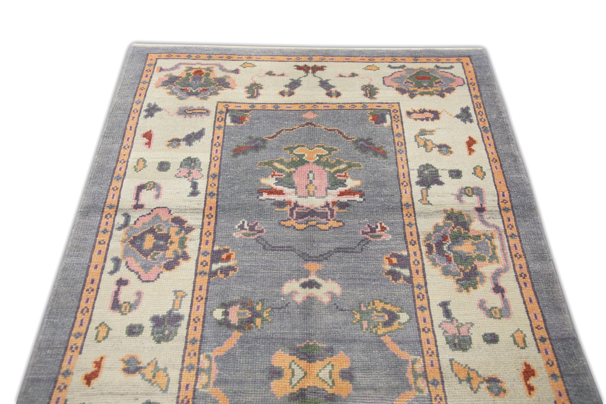 Turkish Oushak Rug 4'1" x 7'7" #2014