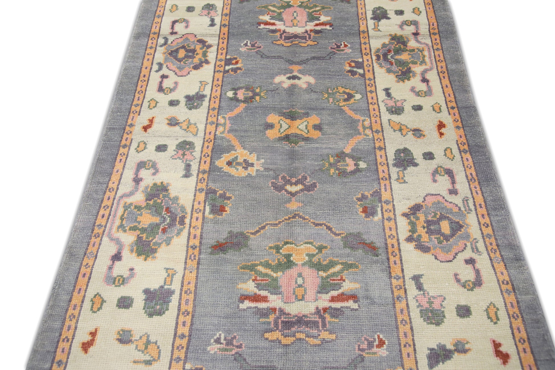 Turkish Oushak Rug 4'1" x 7'7" #2014