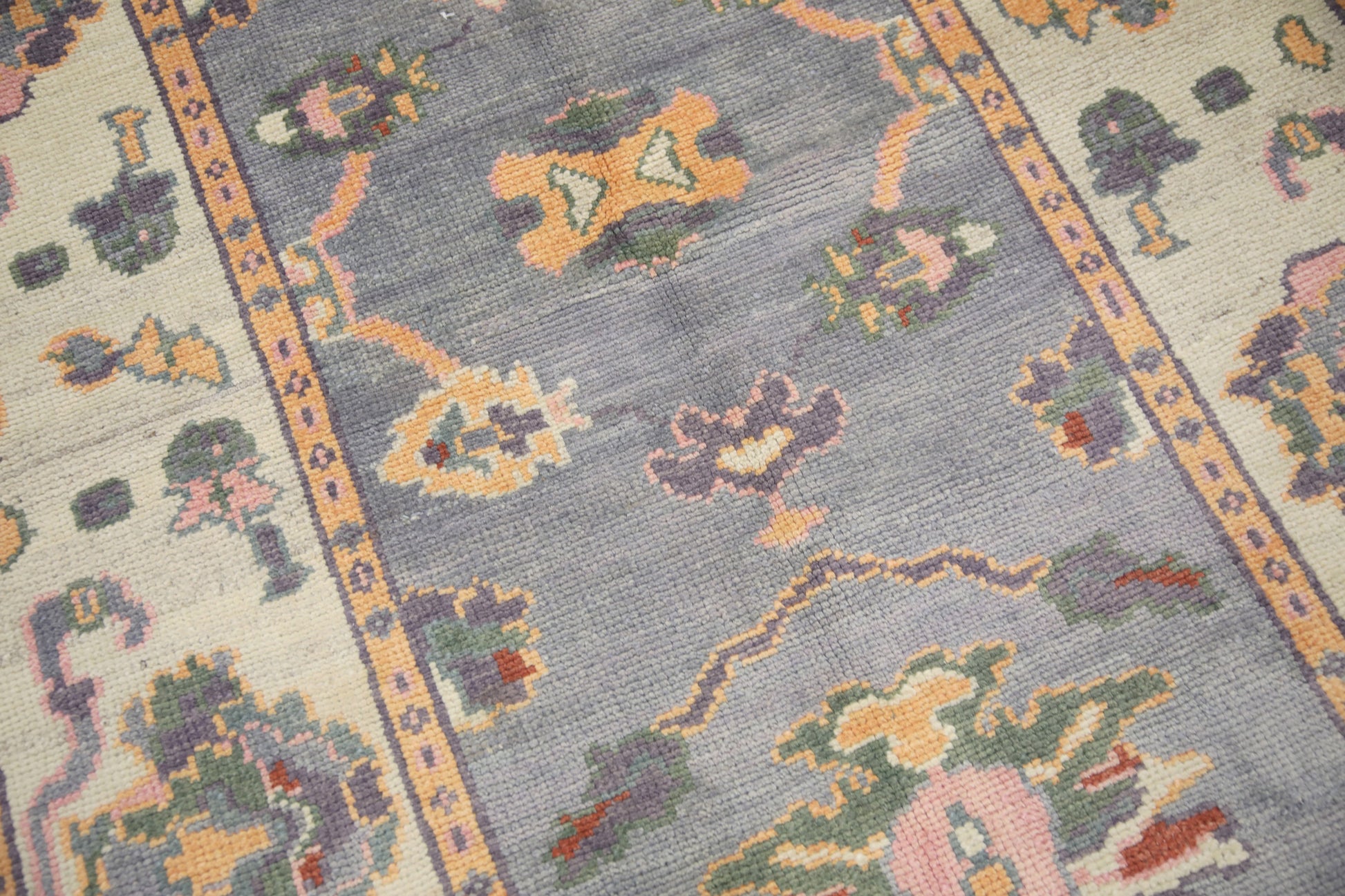 Turkish Oushak Rug 4'1" x 7'7" #2014