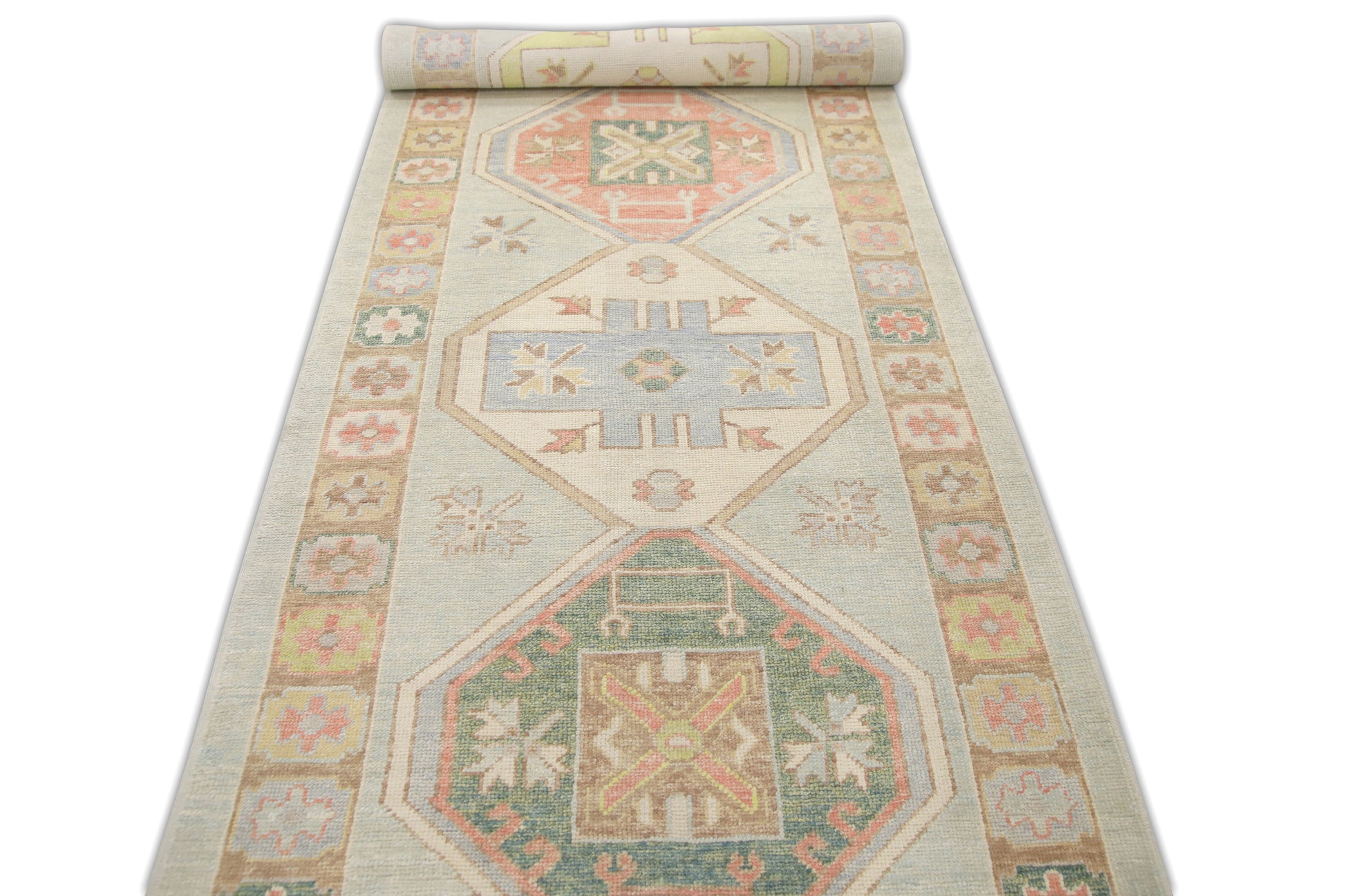 Turkish Oushak Rug 4'2" x 22'6" #6389