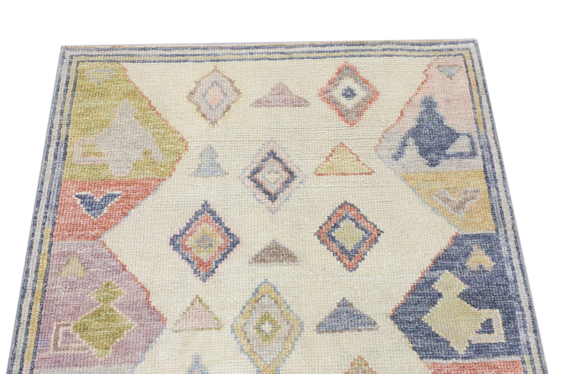 Turkish Oushak Rug 2'11" x 4'9" #4364