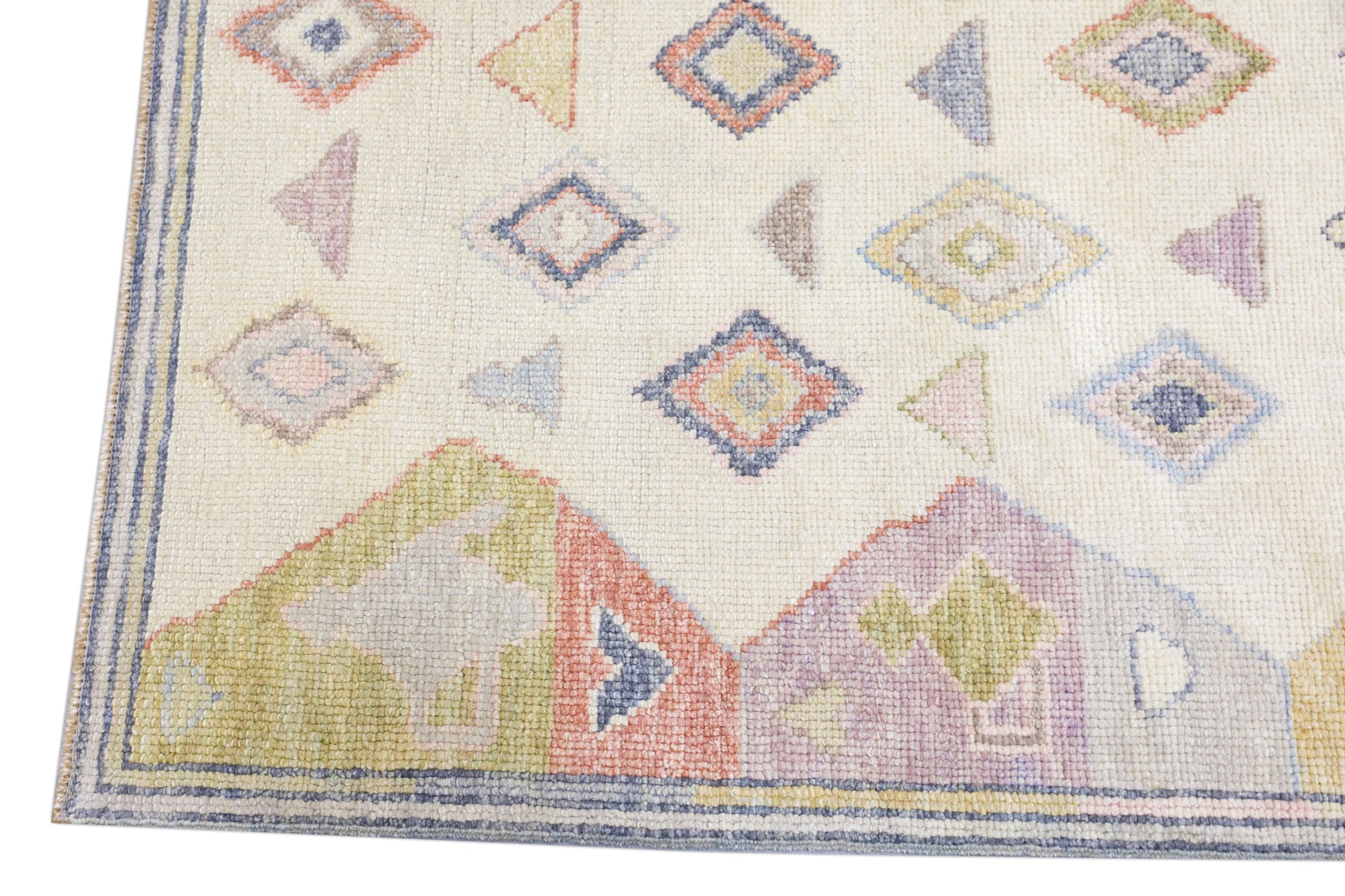 Turkish Oushak Rug 2'11" x 4'9" #4364