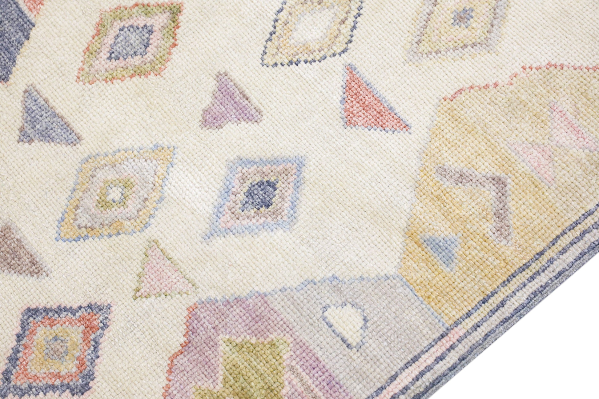 Turkish Oushak Rug 2'11" x 4'9" #4364