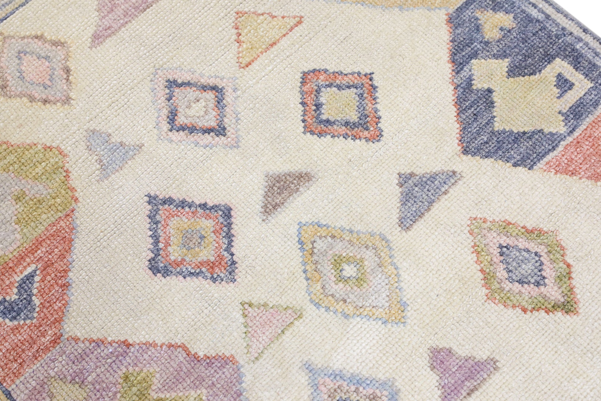 Turkish Oushak Rug 2'11" x 4'9" #4364