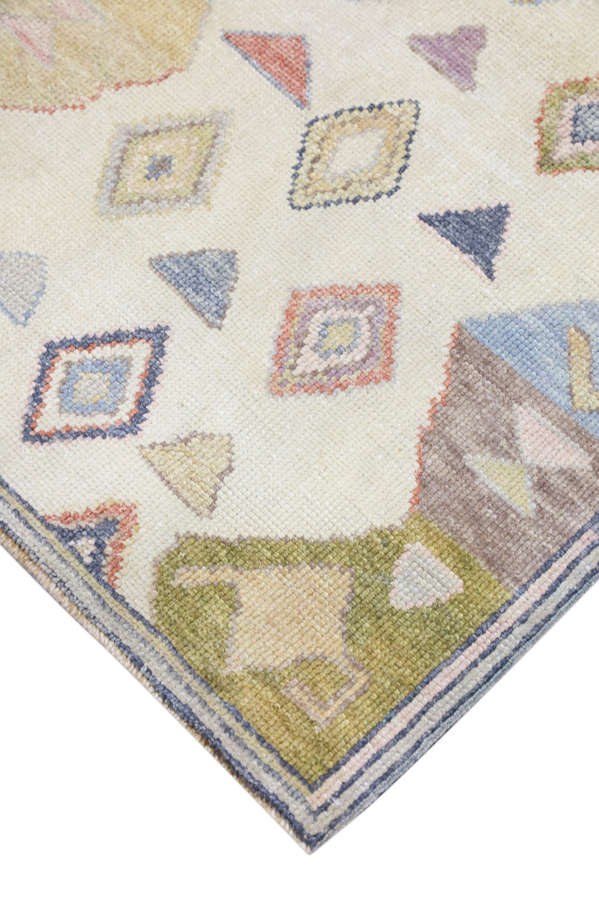 Turkish Oushak Rug 2'11" x 4'9" #4364