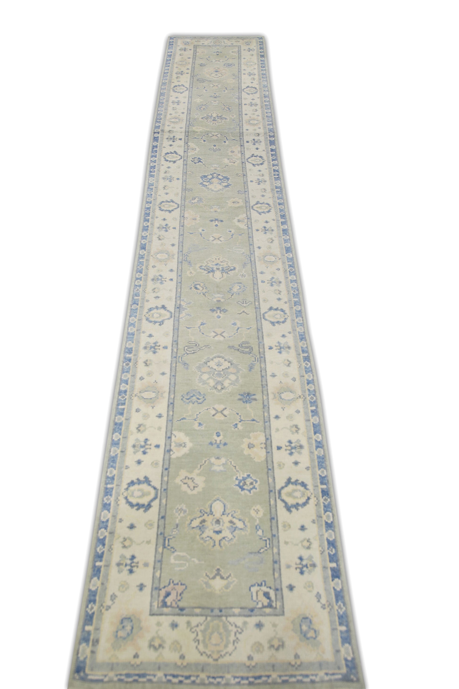 Turkish Oushak Rug 2'9" x 16'1" #7296