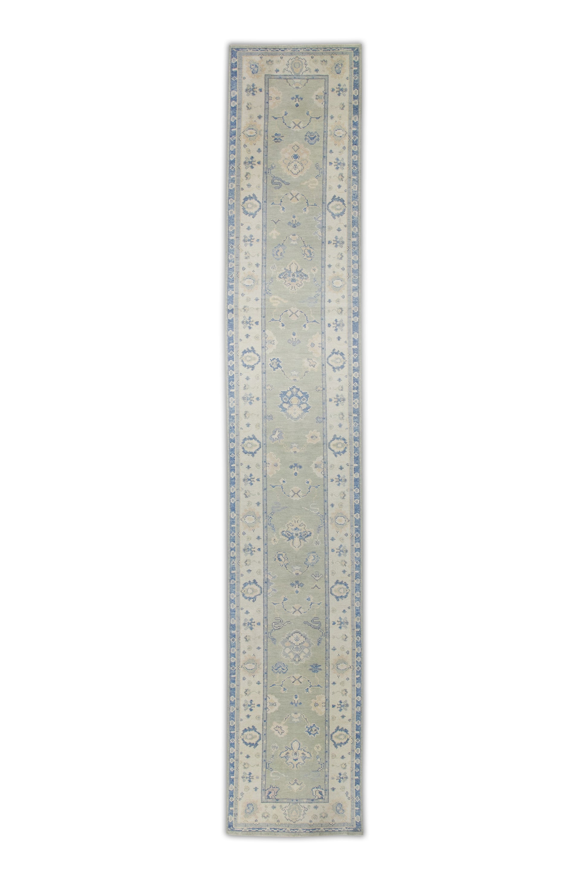 Turkish Oushak Rug 2'9" x 16'1" #7296