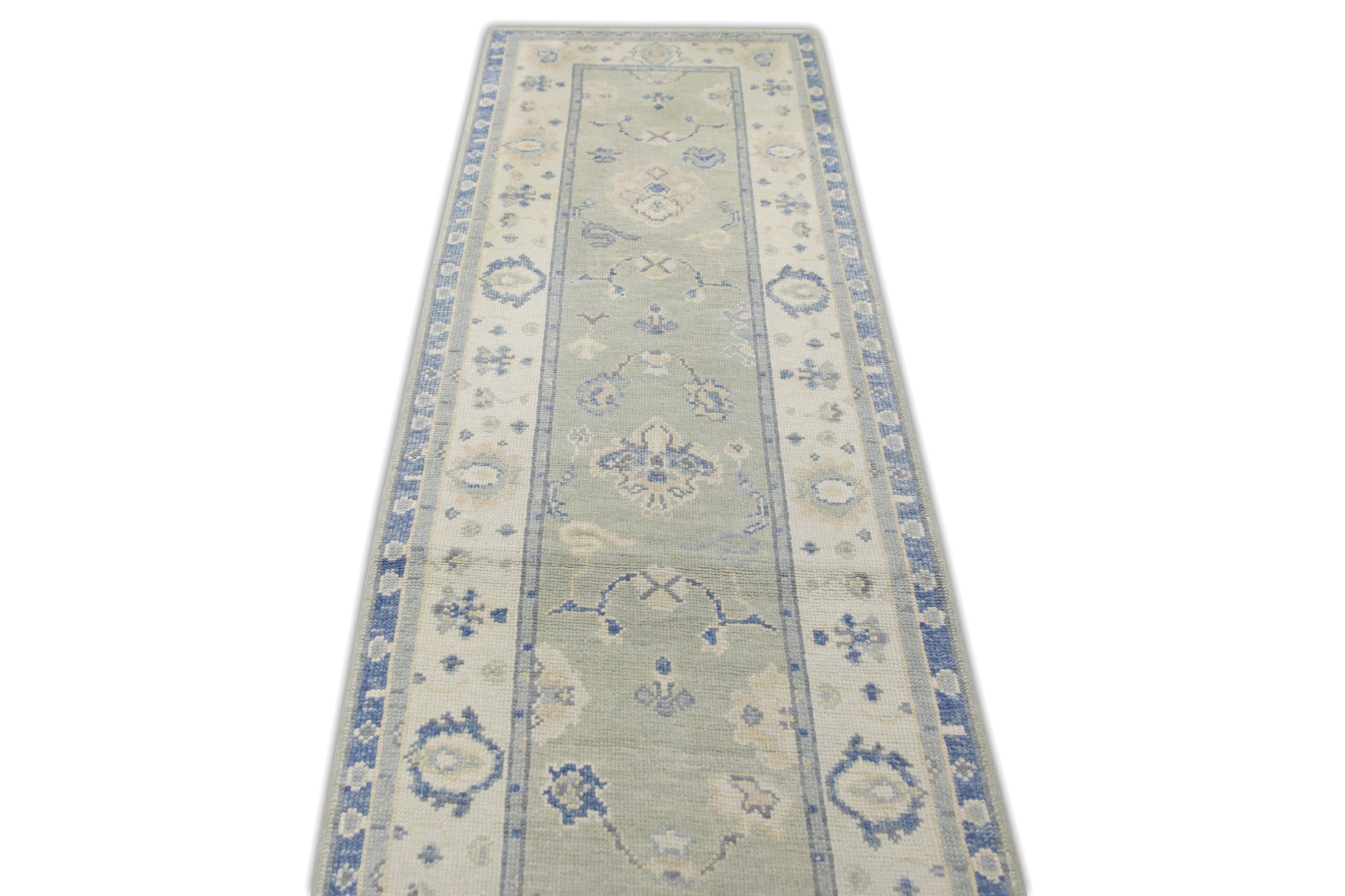 Turkish Oushak Rug 2'9" x 16'1" #7296
